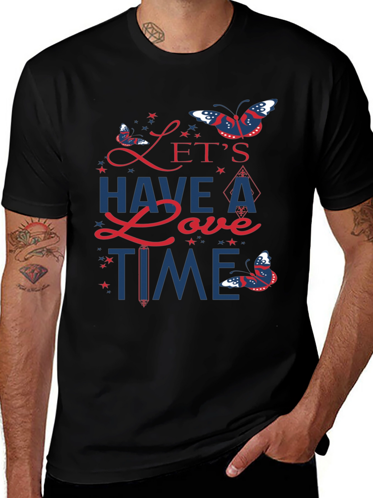 Lets Have a Love Time Graphic T-Shirt