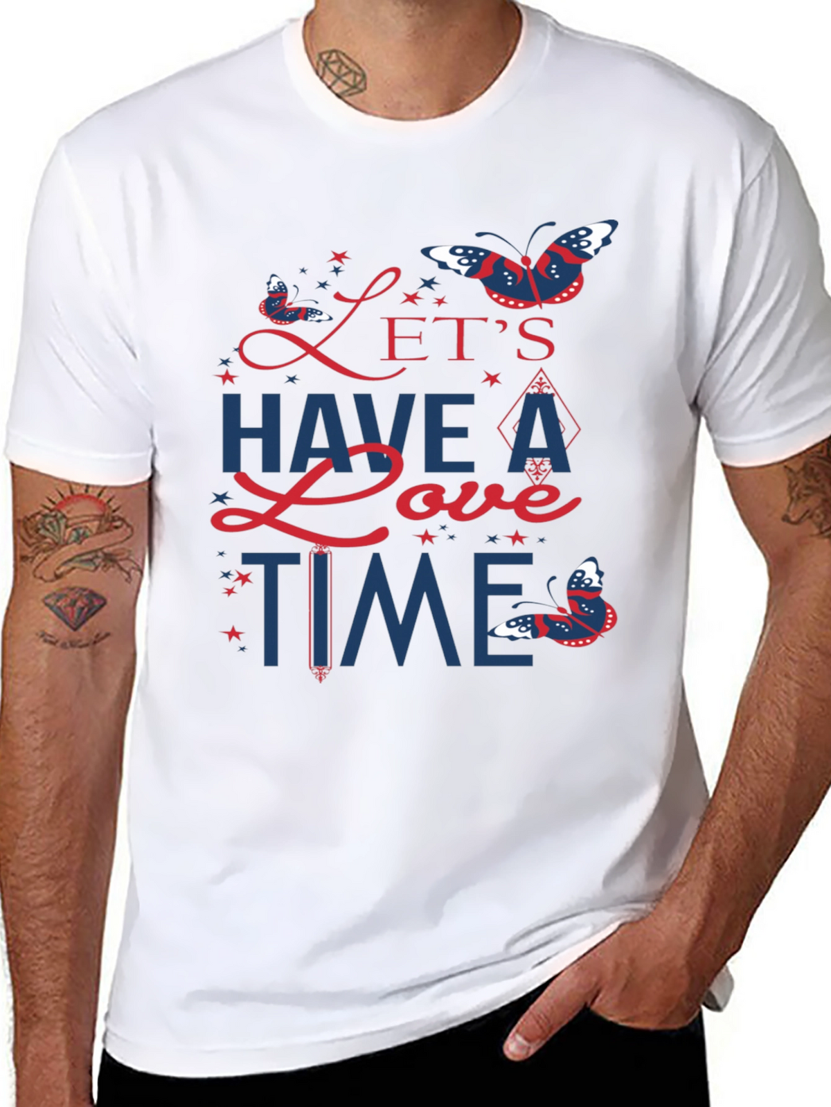 Lets Have a Love Time Graphic T-Shirt