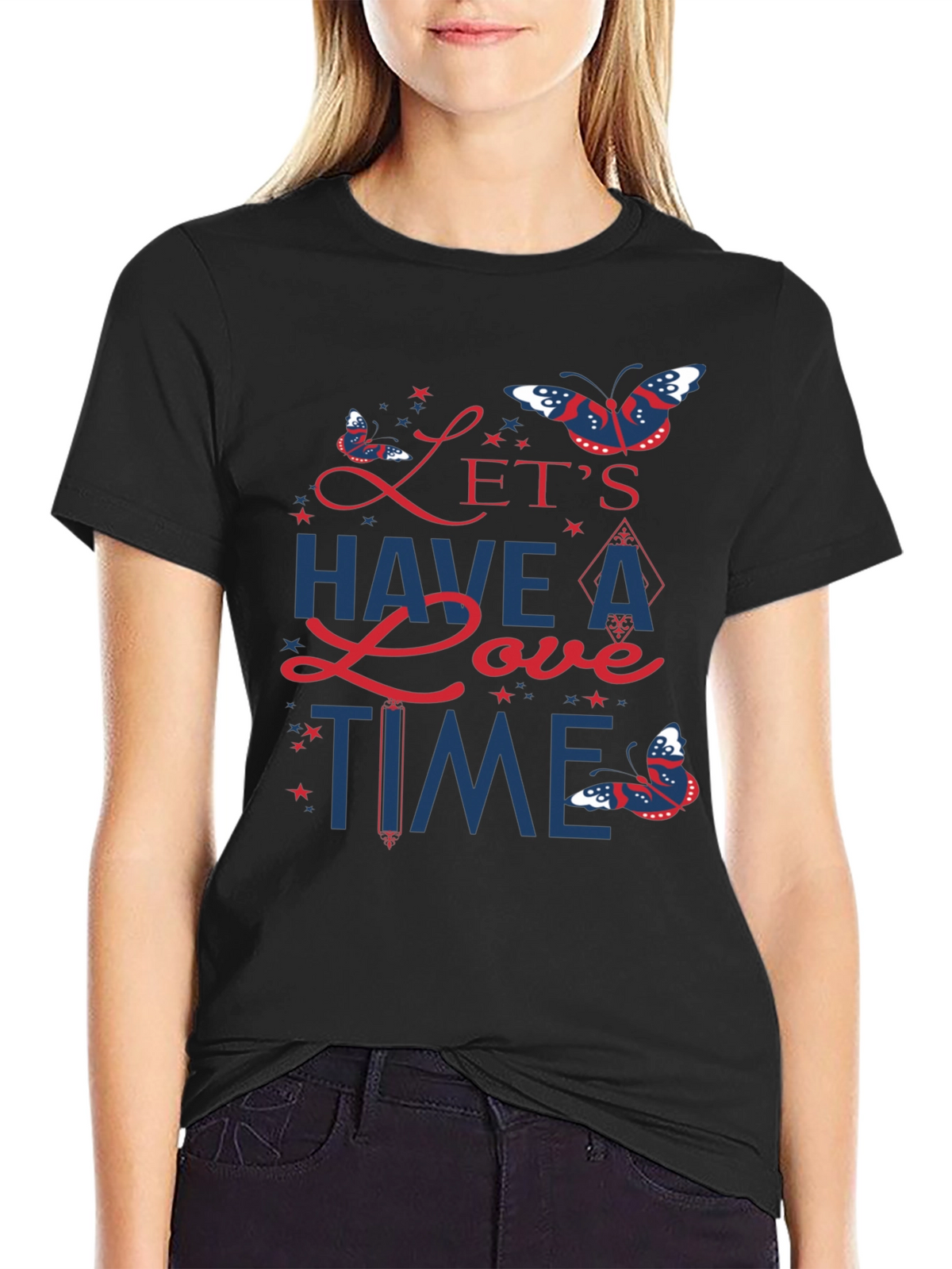 Lets Have a Love Time Graphic T-Shirt