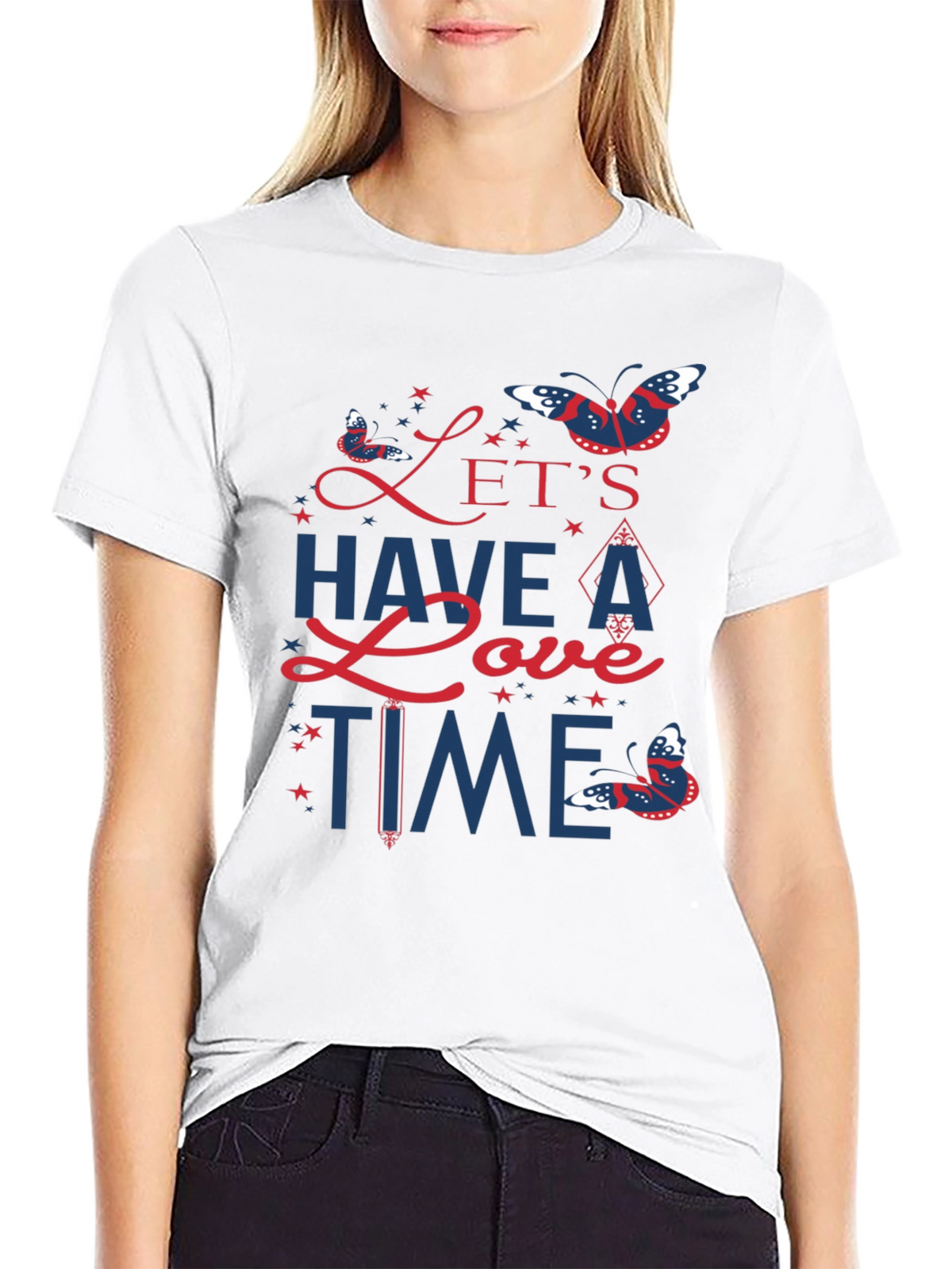 Lets Have a Love Time Graphic T-Shirt