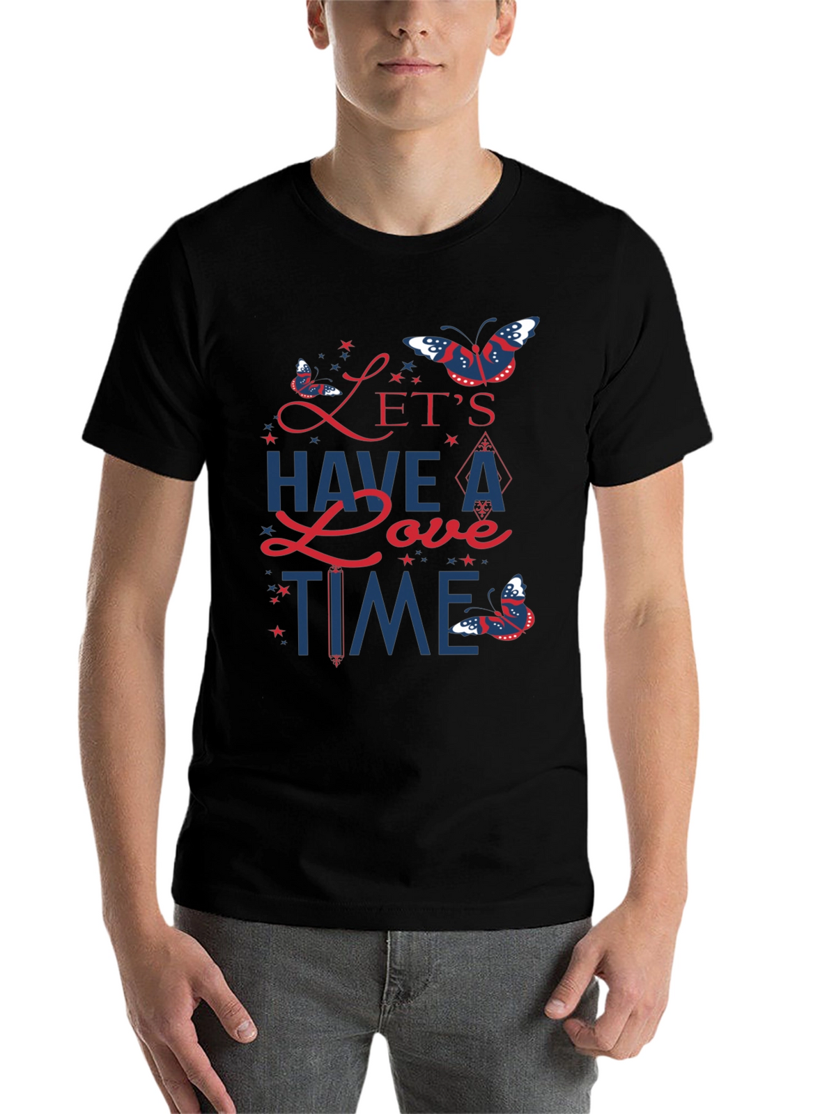 Lets Have a Love Time Graphic T-Shirt