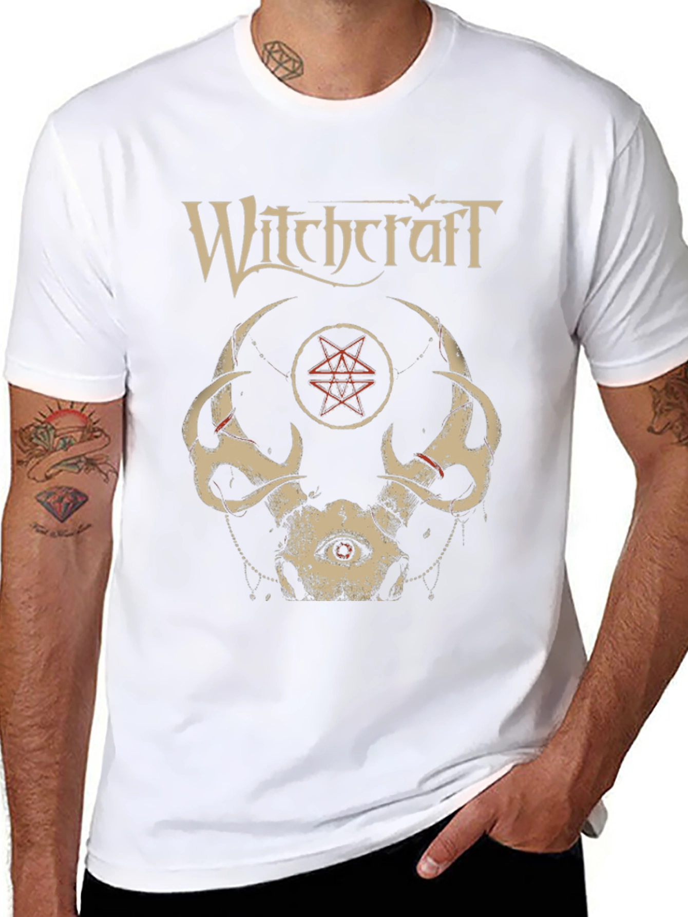Witchcraft Band T-Shirt - Occult Graphic Tee