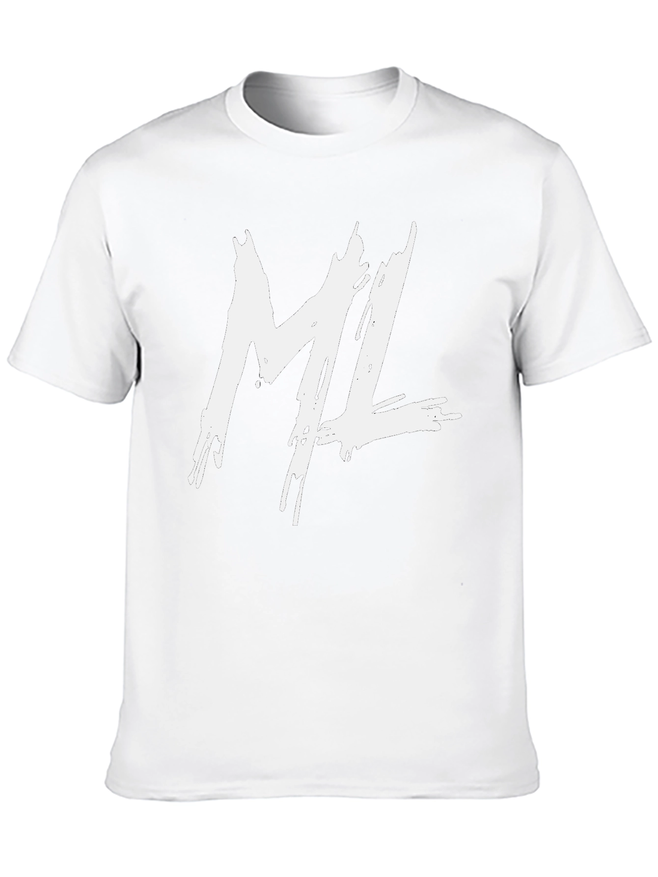 ML Black Graphic Tee - Trendy Streetwear
