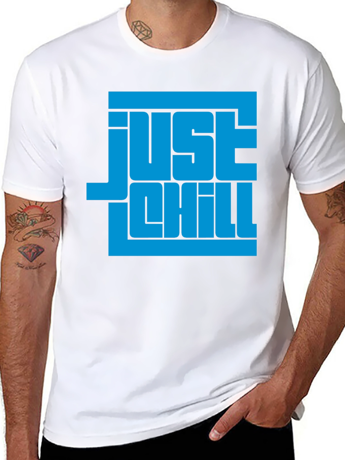 Just Chill Graphic Tee - Relaxed Fit