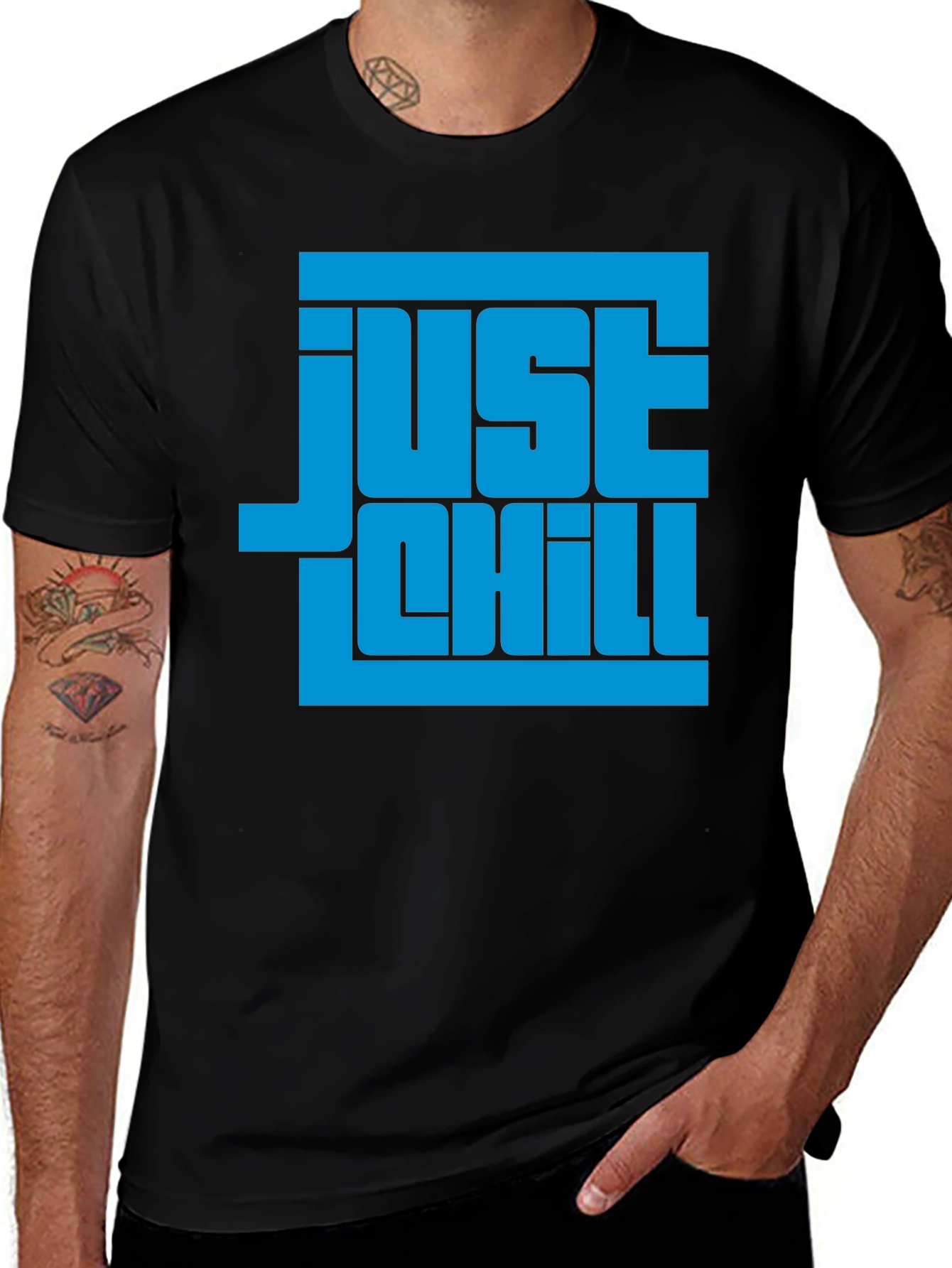 Just Chill Graphic Tee - Relaxed Fit