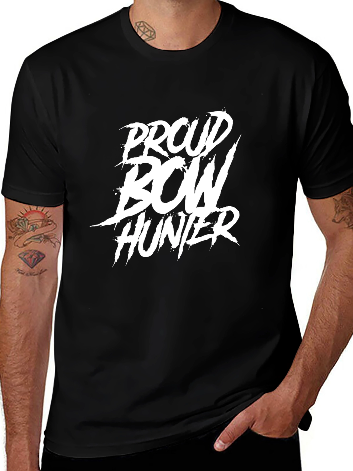 Proud Bow Hunter Black T-Shirt