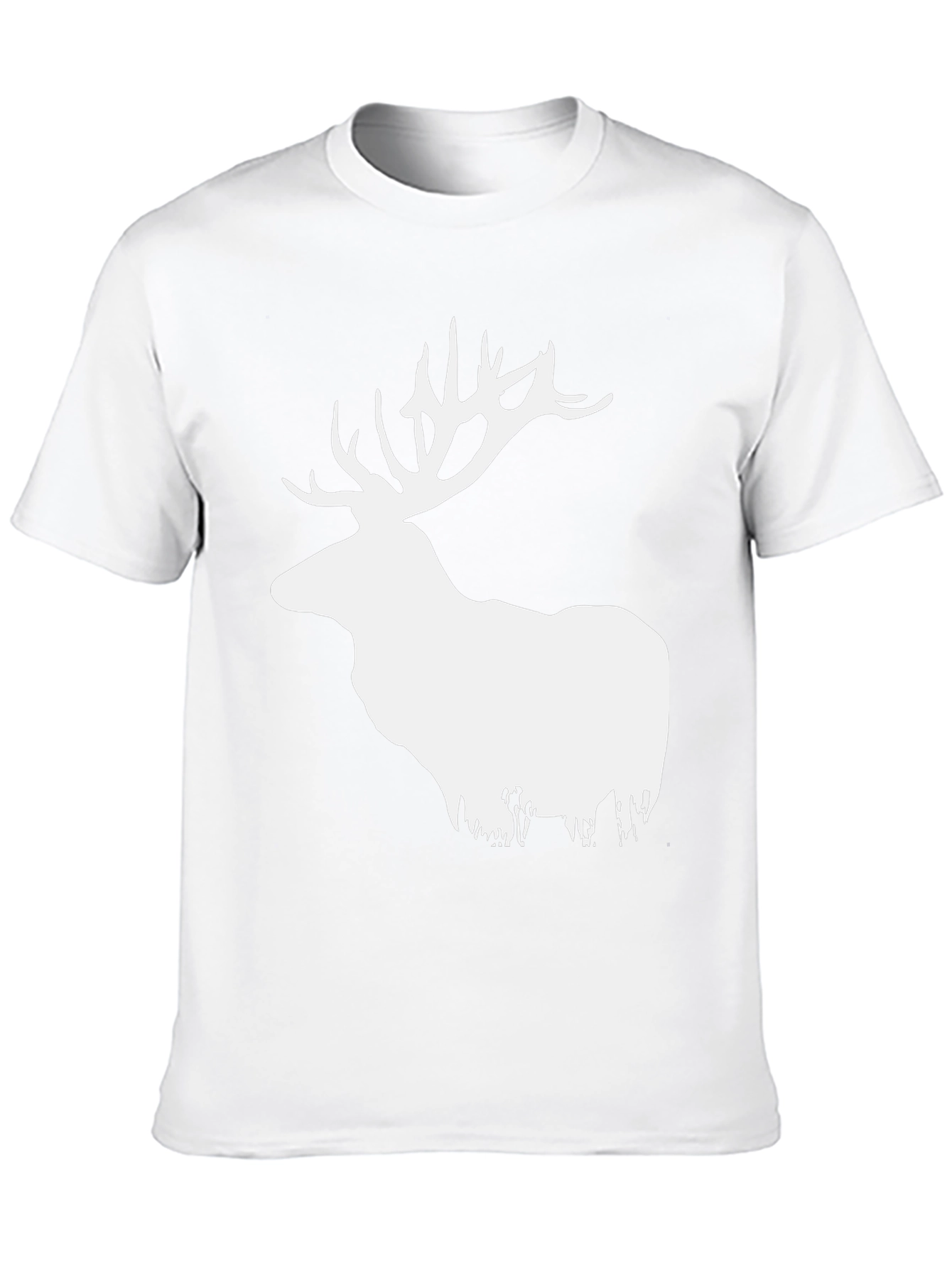 Elk Graphic T-Shirt - Stylish Deer Design