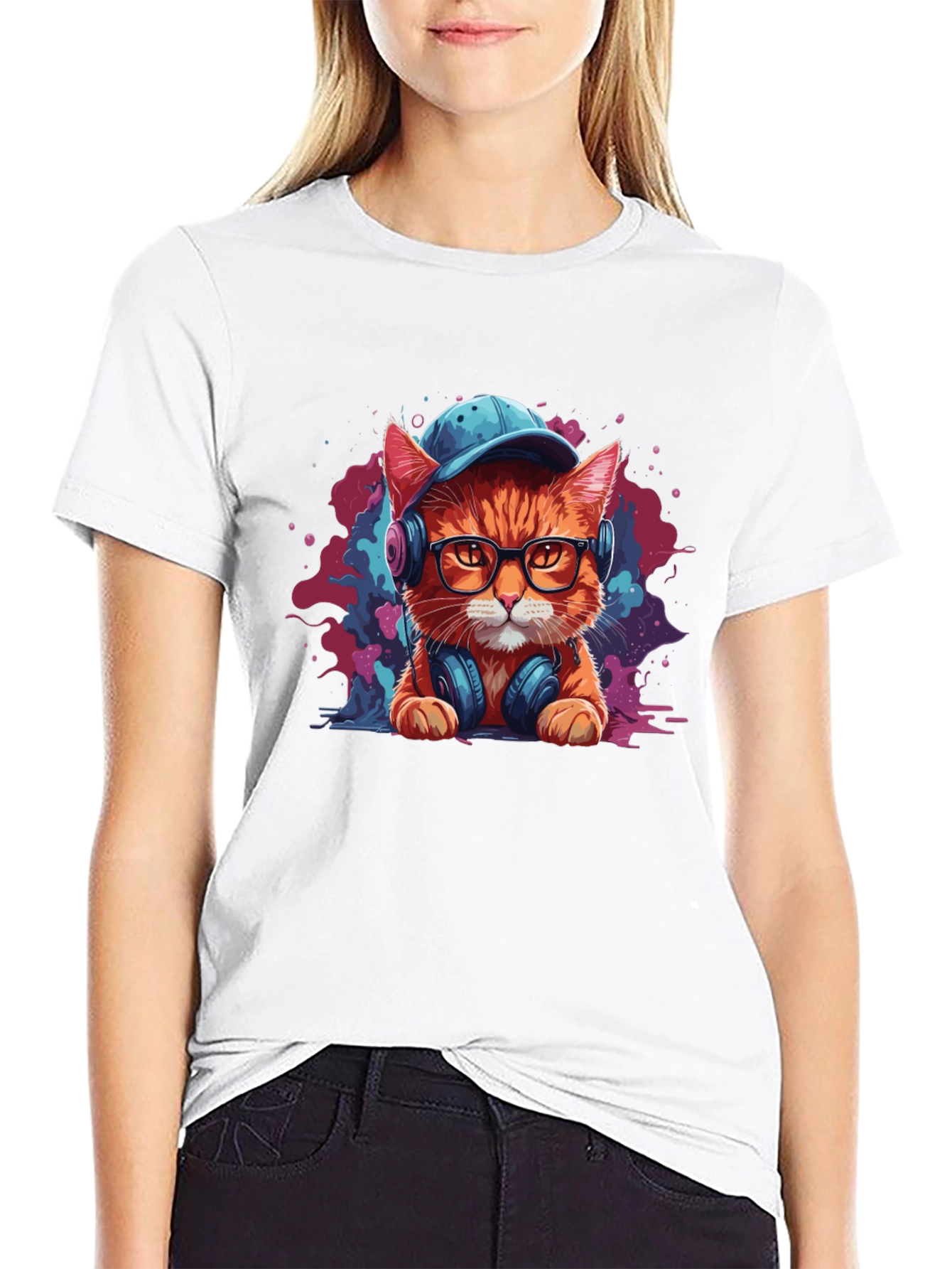 Cool Cat Graphic Tee