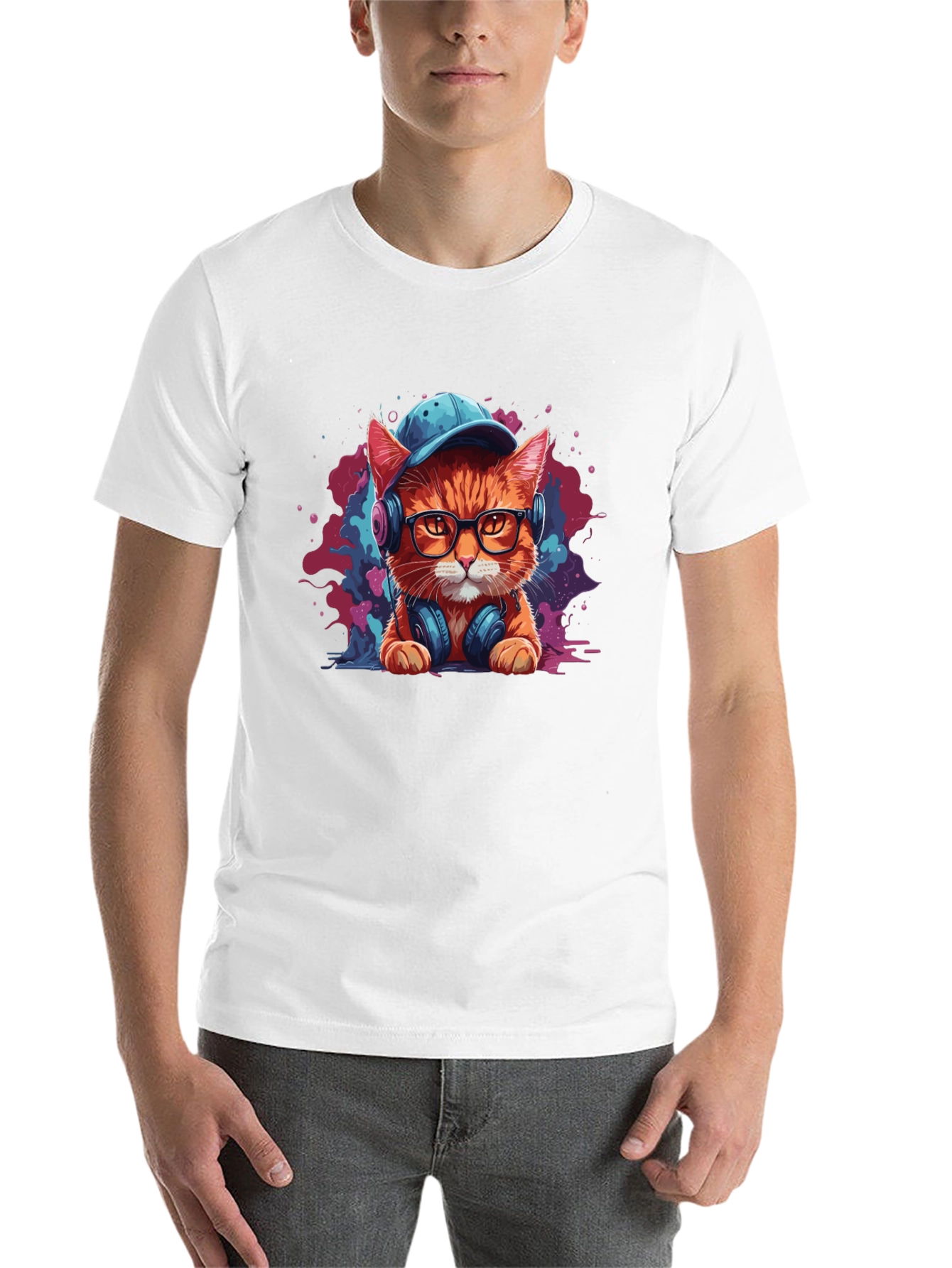 Cool Cat Graphic Tee