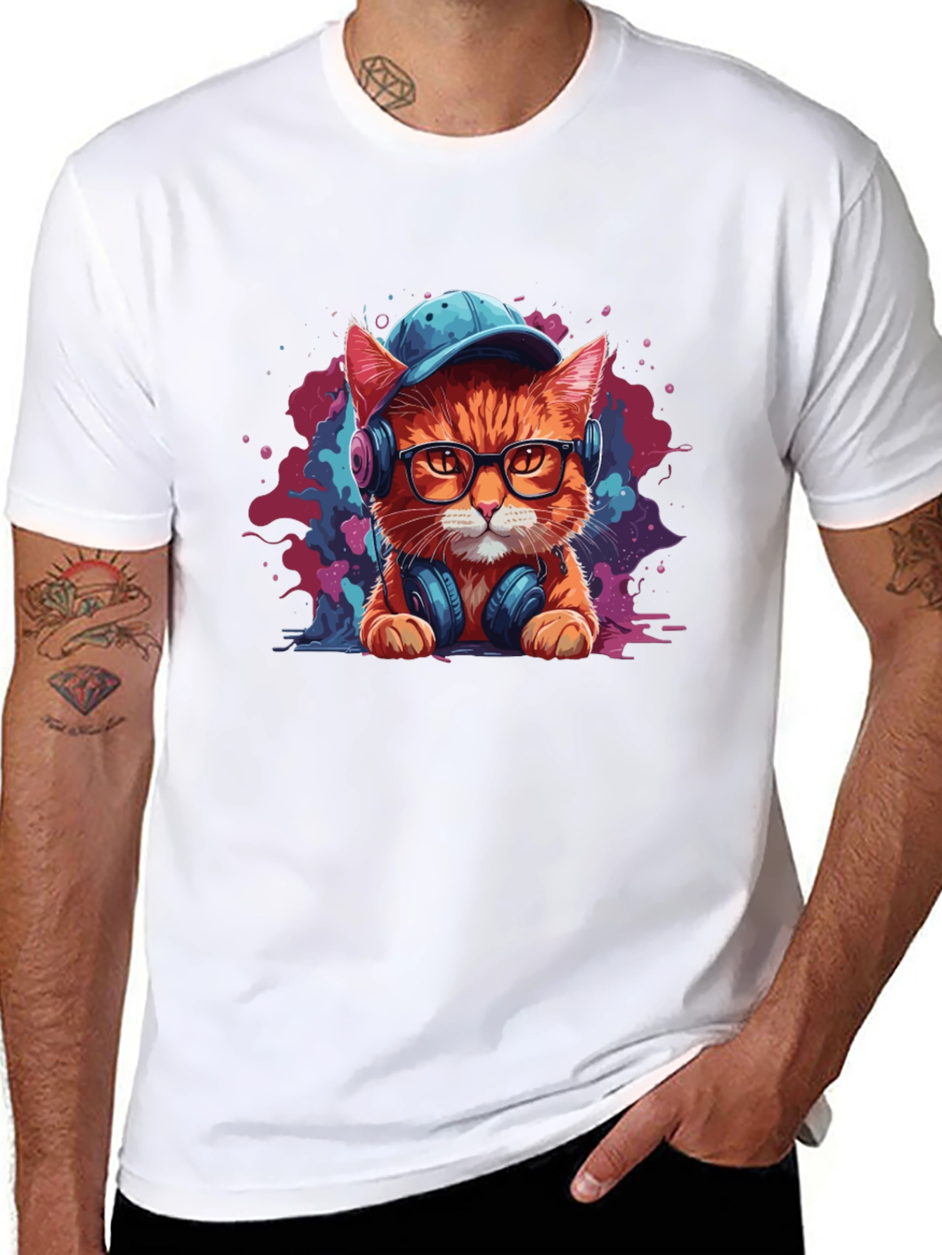 Cool Cat Graphic Tee