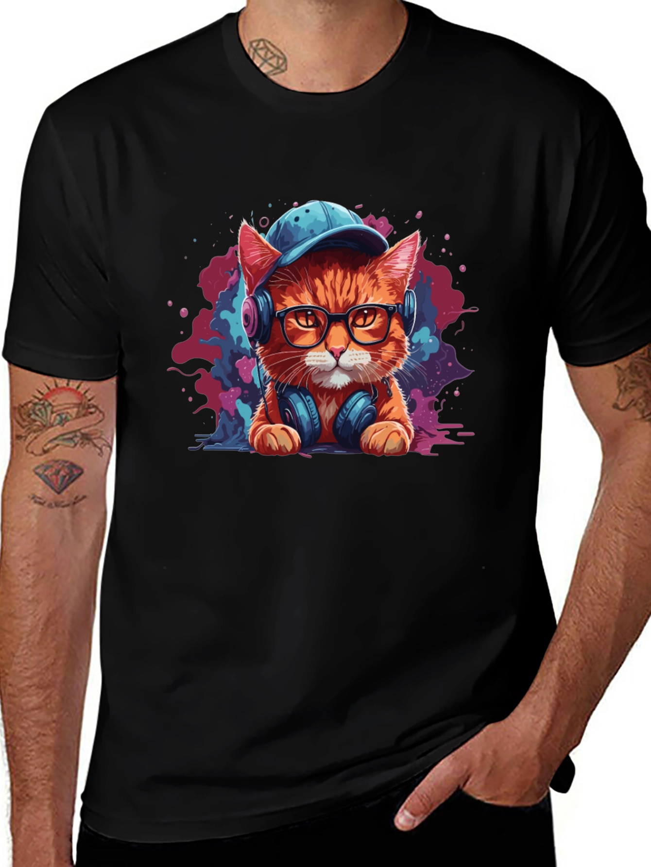 Cool Cat Graphic Tee