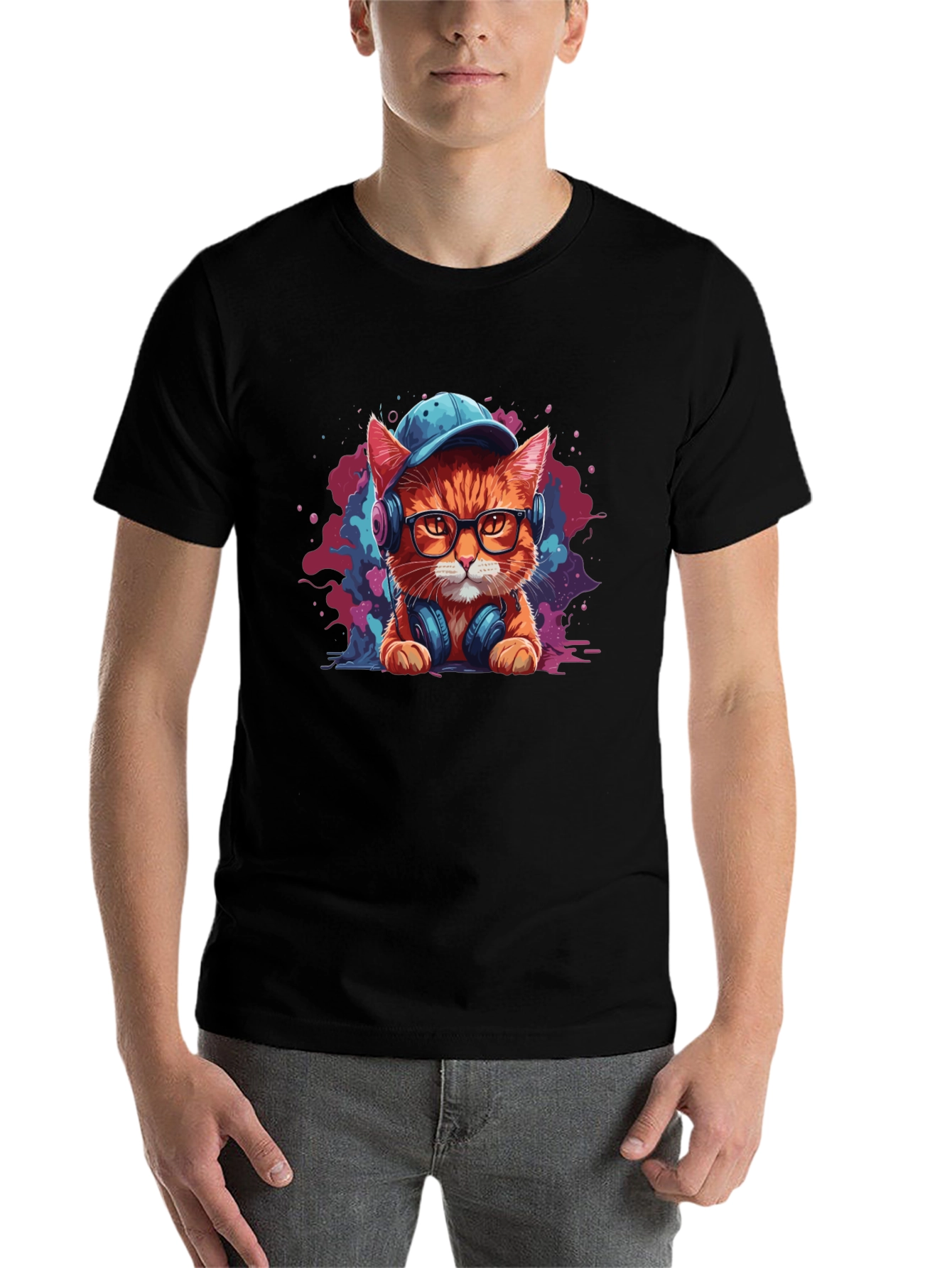 Cool Cat Graphic Tee