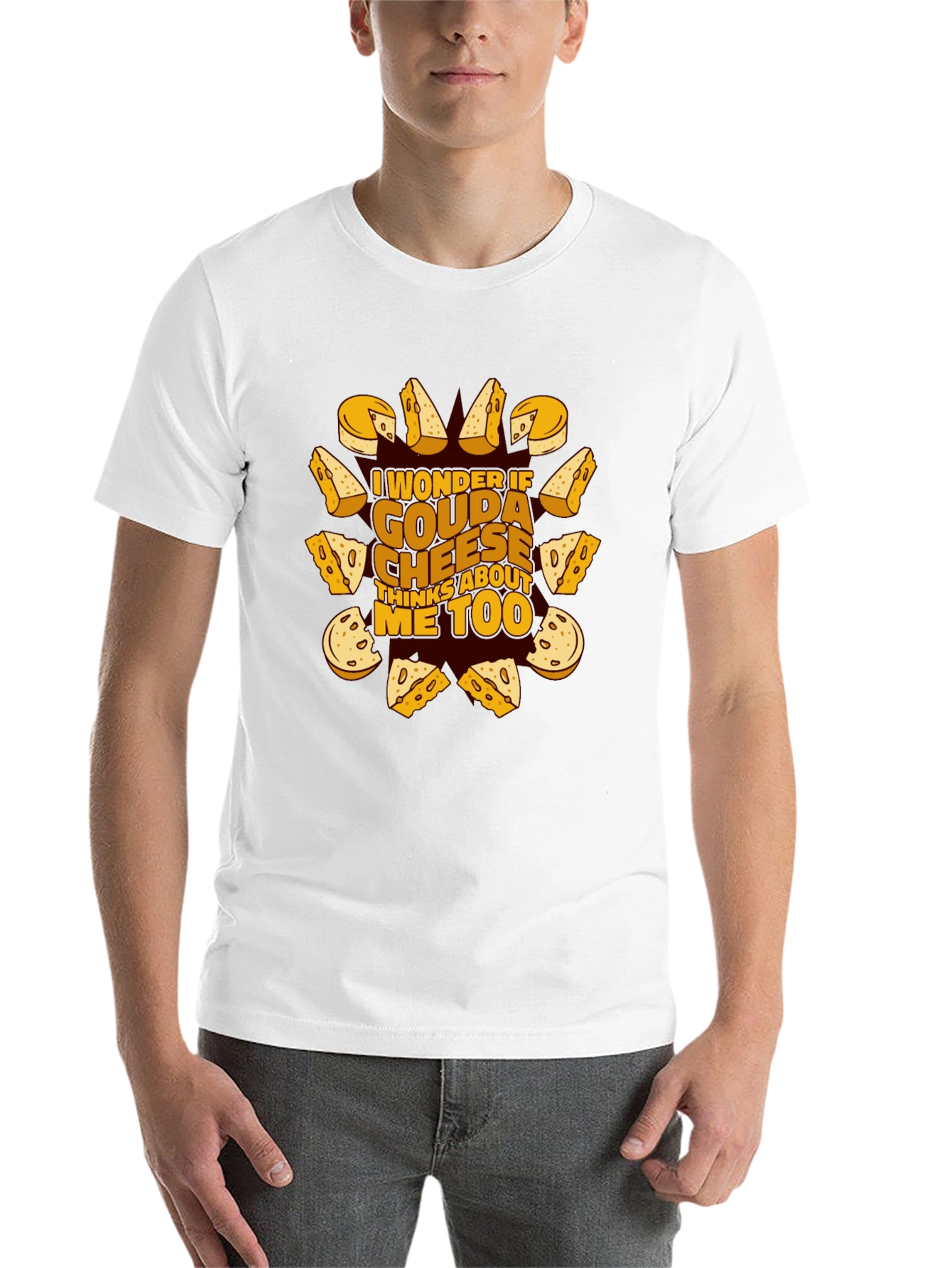 Gouda Cheese Lover T-Shirt Funny Foodie Tee
