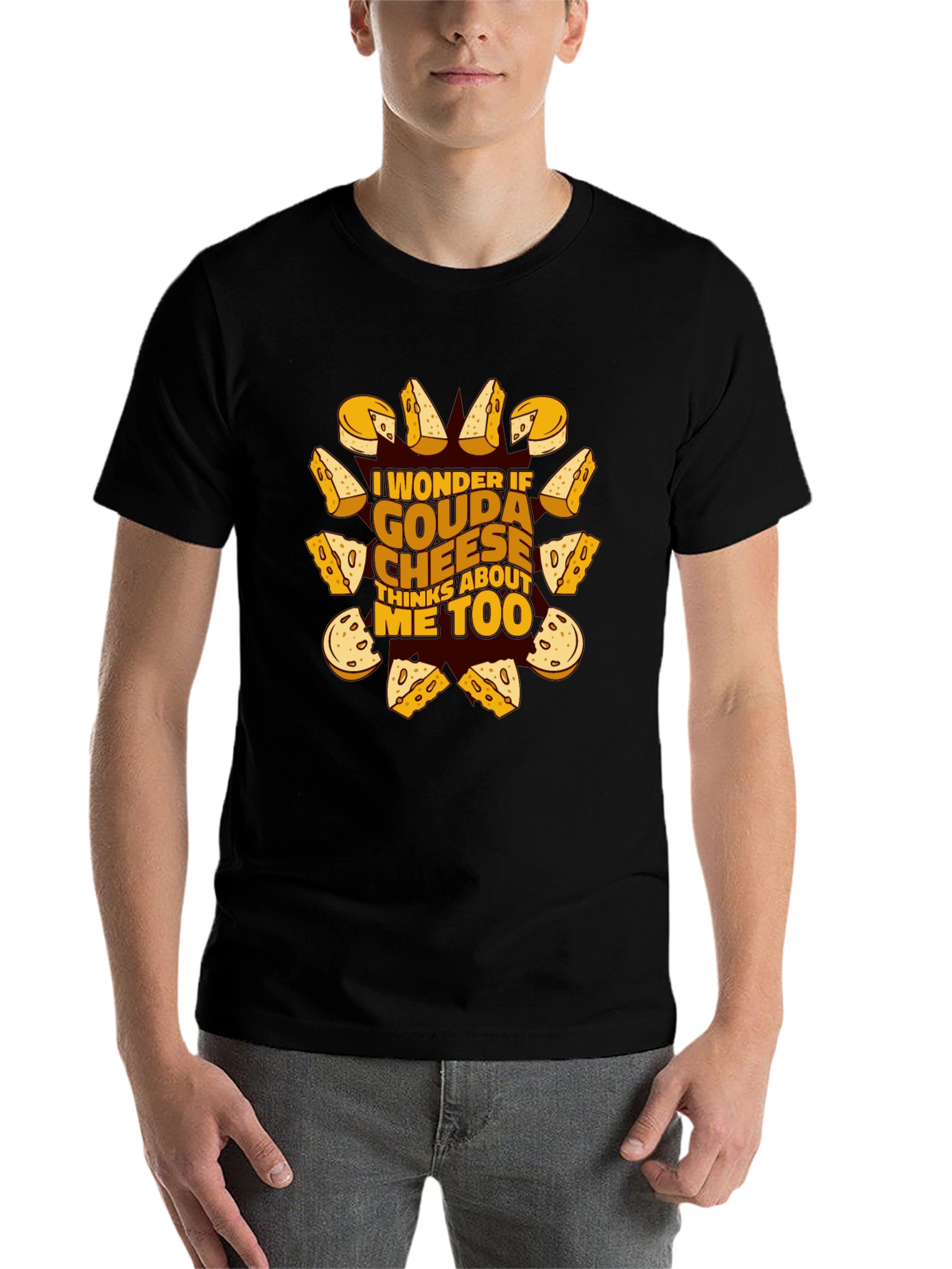 Gouda Cheese Lover T-Shirt Funny Foodie Tee