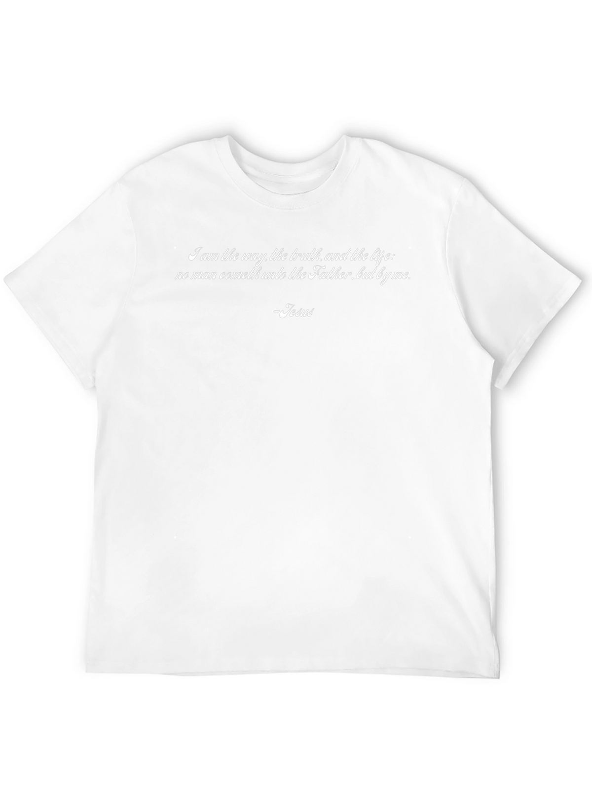Faith Inspired T-Shirt - Jesus Quote