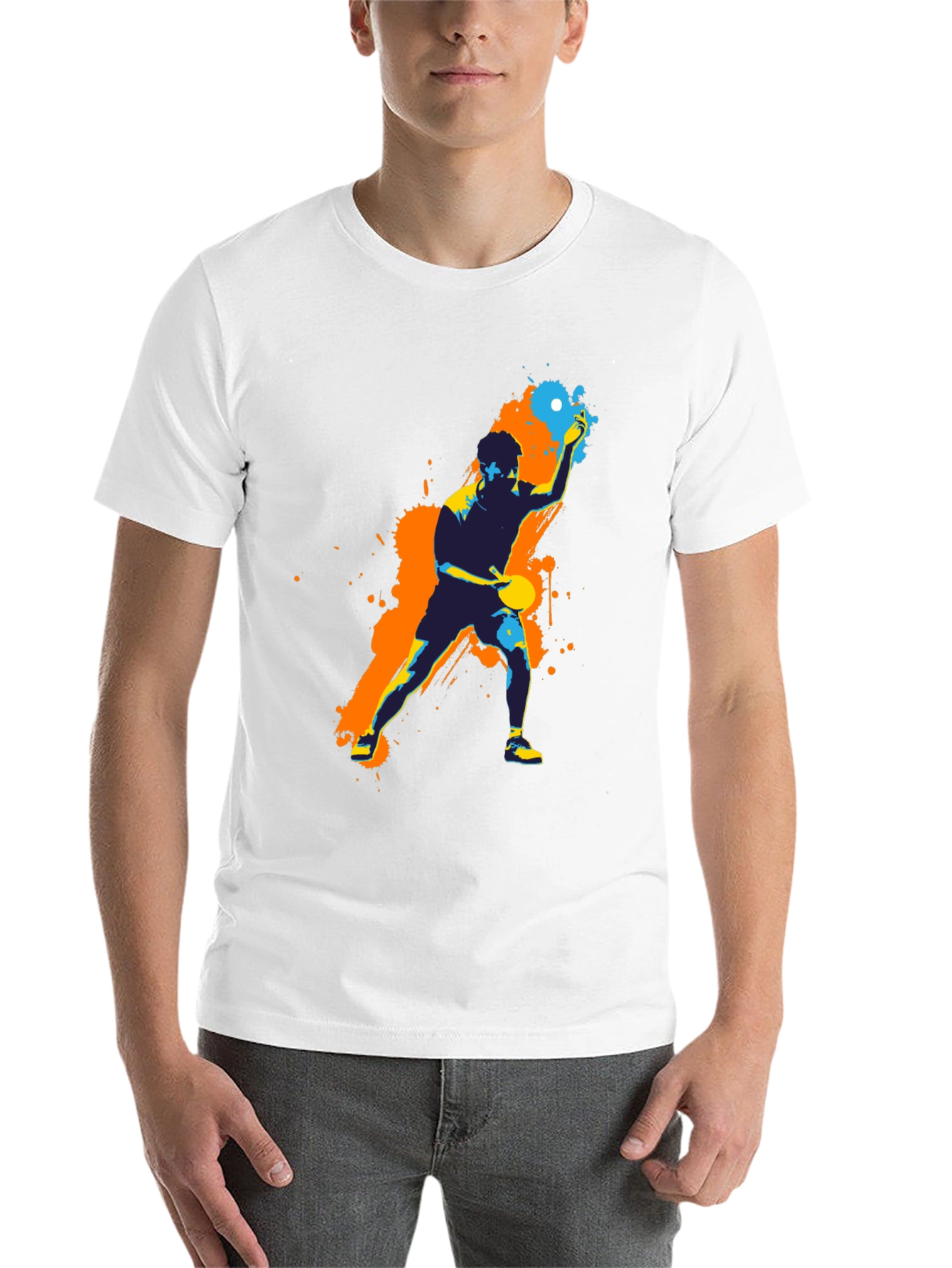 Table Tennis Graphic Tee - Sporty Design