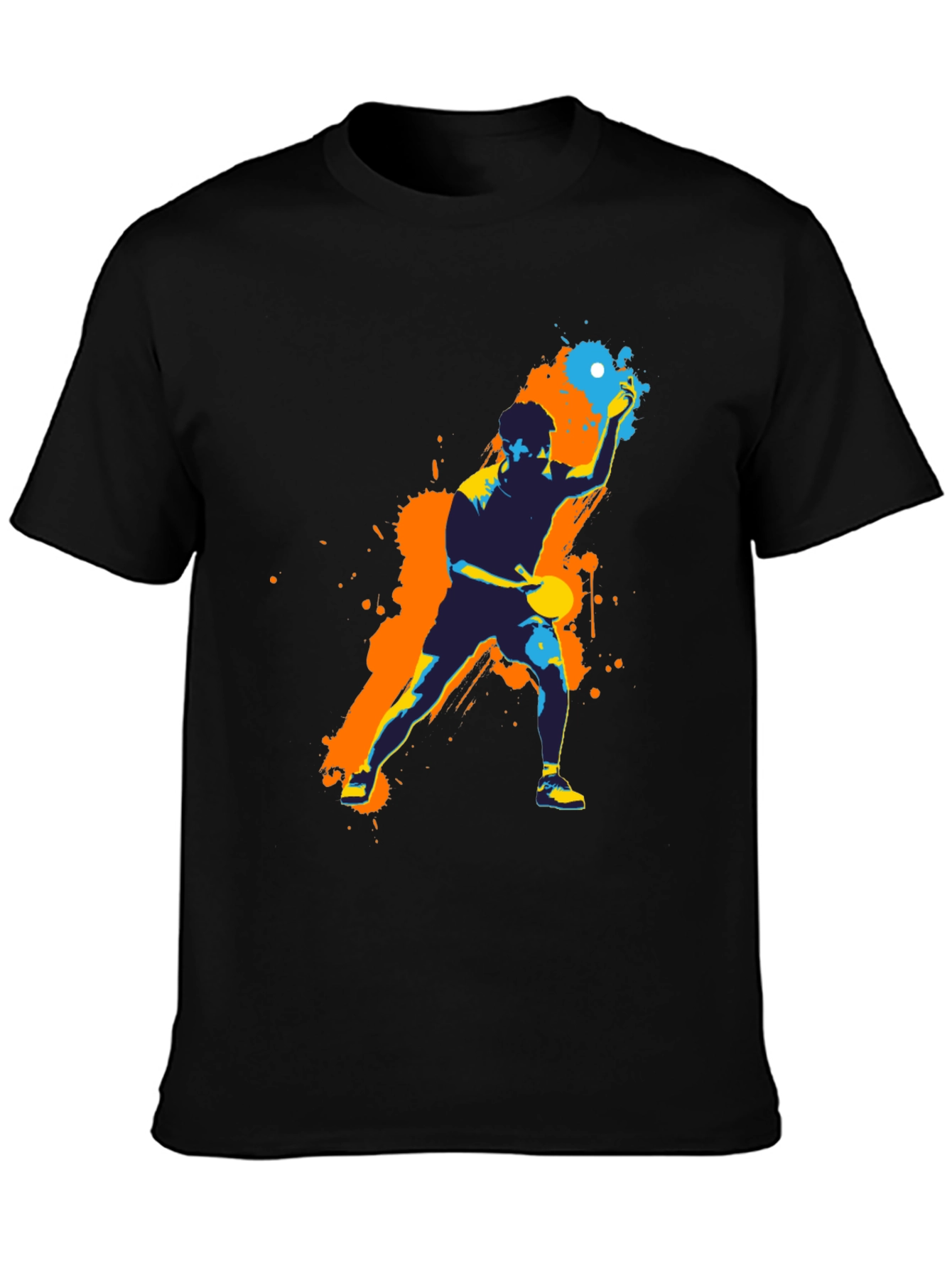 Table Tennis Graphic Tee - Sporty Design