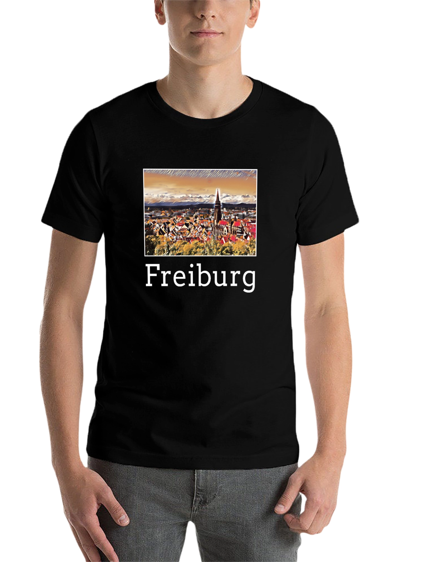 Freiburg T-Shirt - Cityscape Graphic Tee