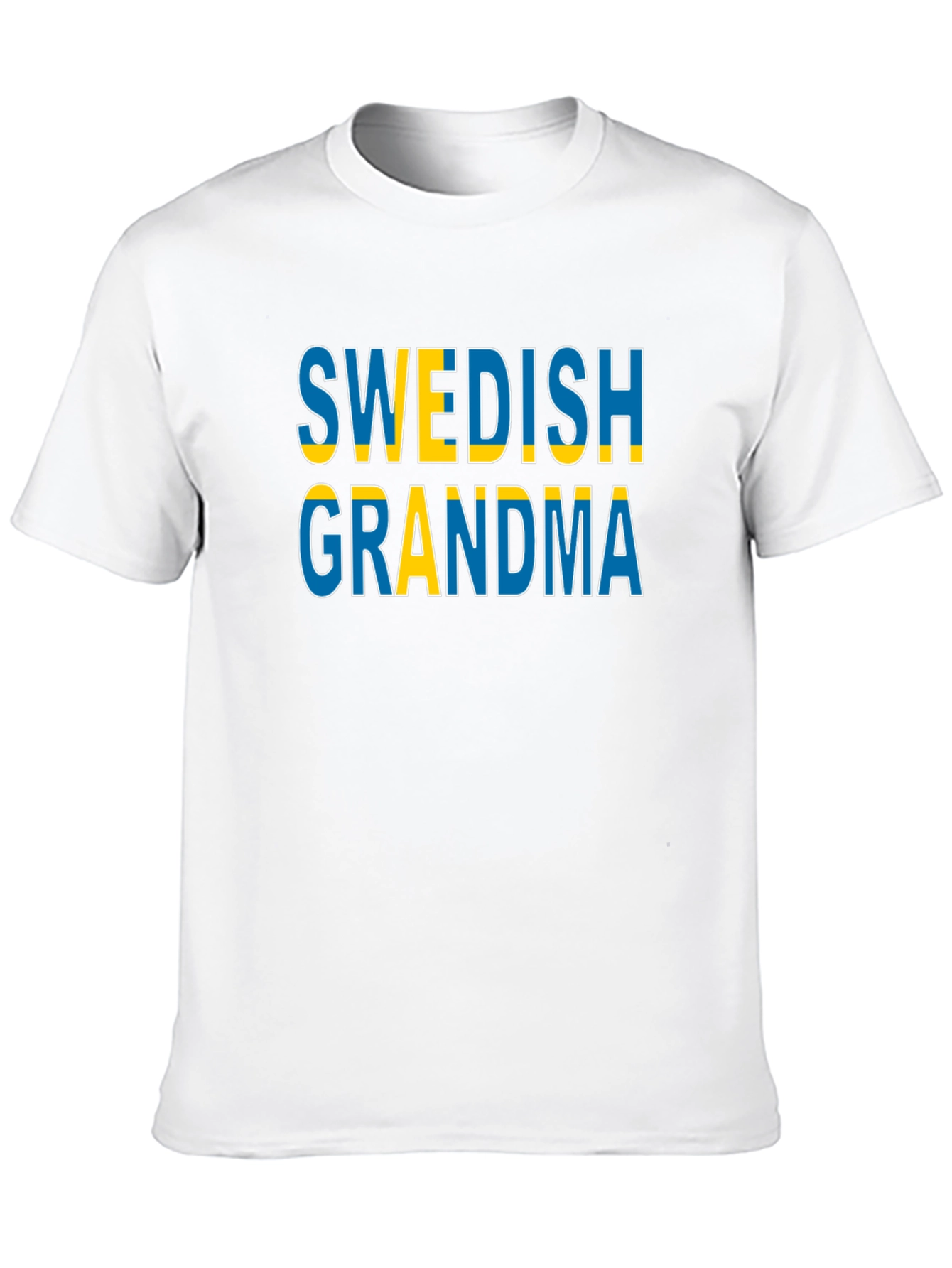 Swedish Grandma T-Shirt Black Cotton