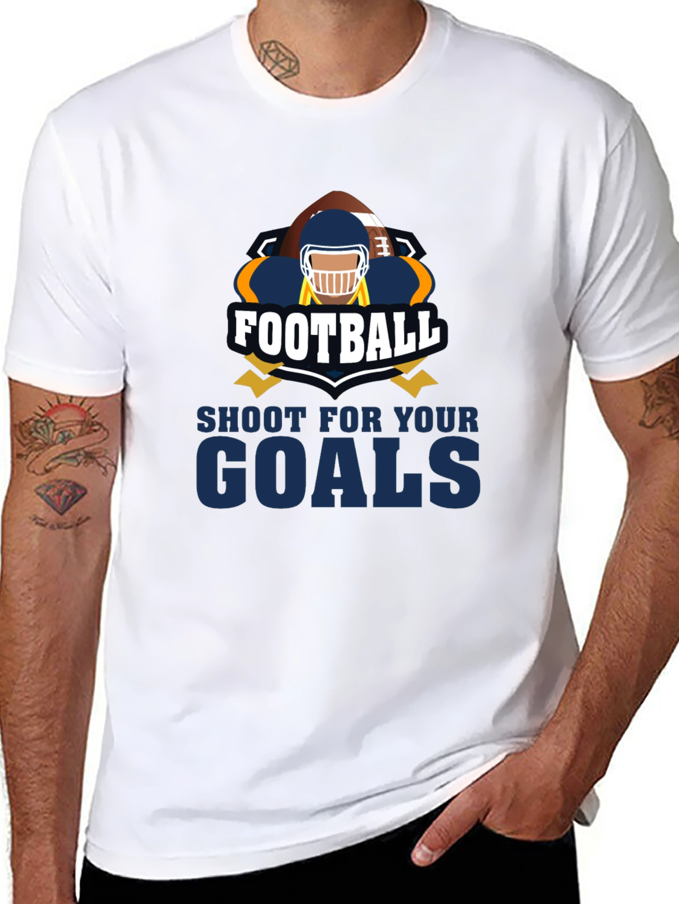 Football Goals Graphic T-Shirt