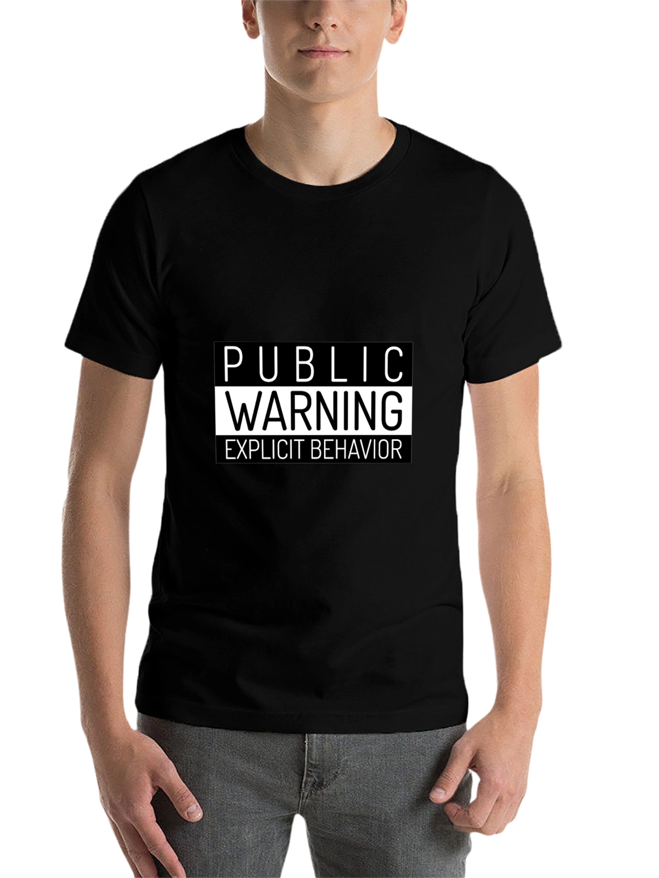 Public Warning Explicit Behavior T-Shirt