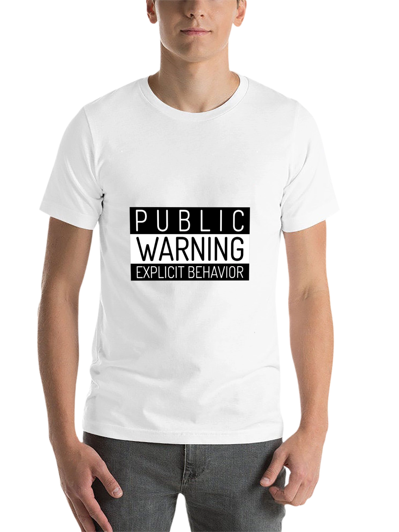 Public Warning Explicit Behavior T-Shirt