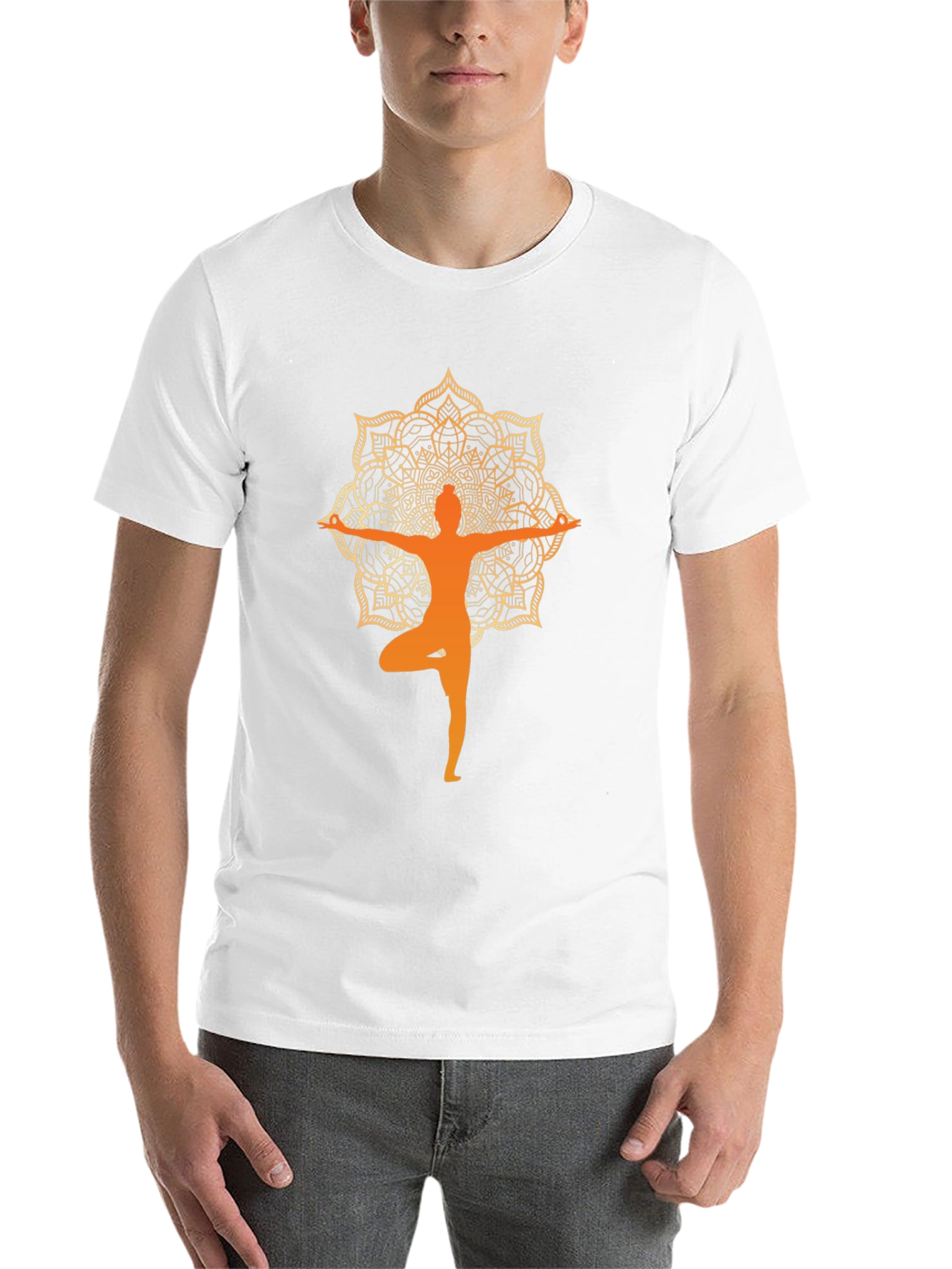 Yoga Mandala T-Shirt - Zen Design