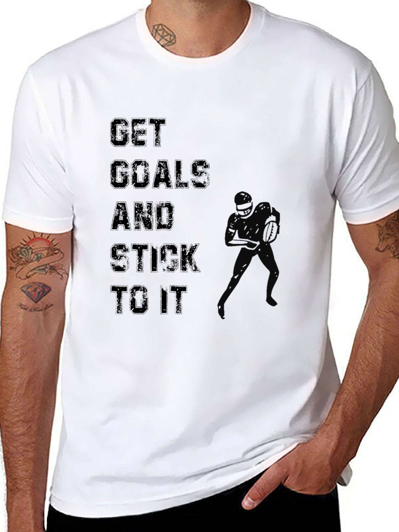 Get Goals T-Shirt Motivational Graphic Tee