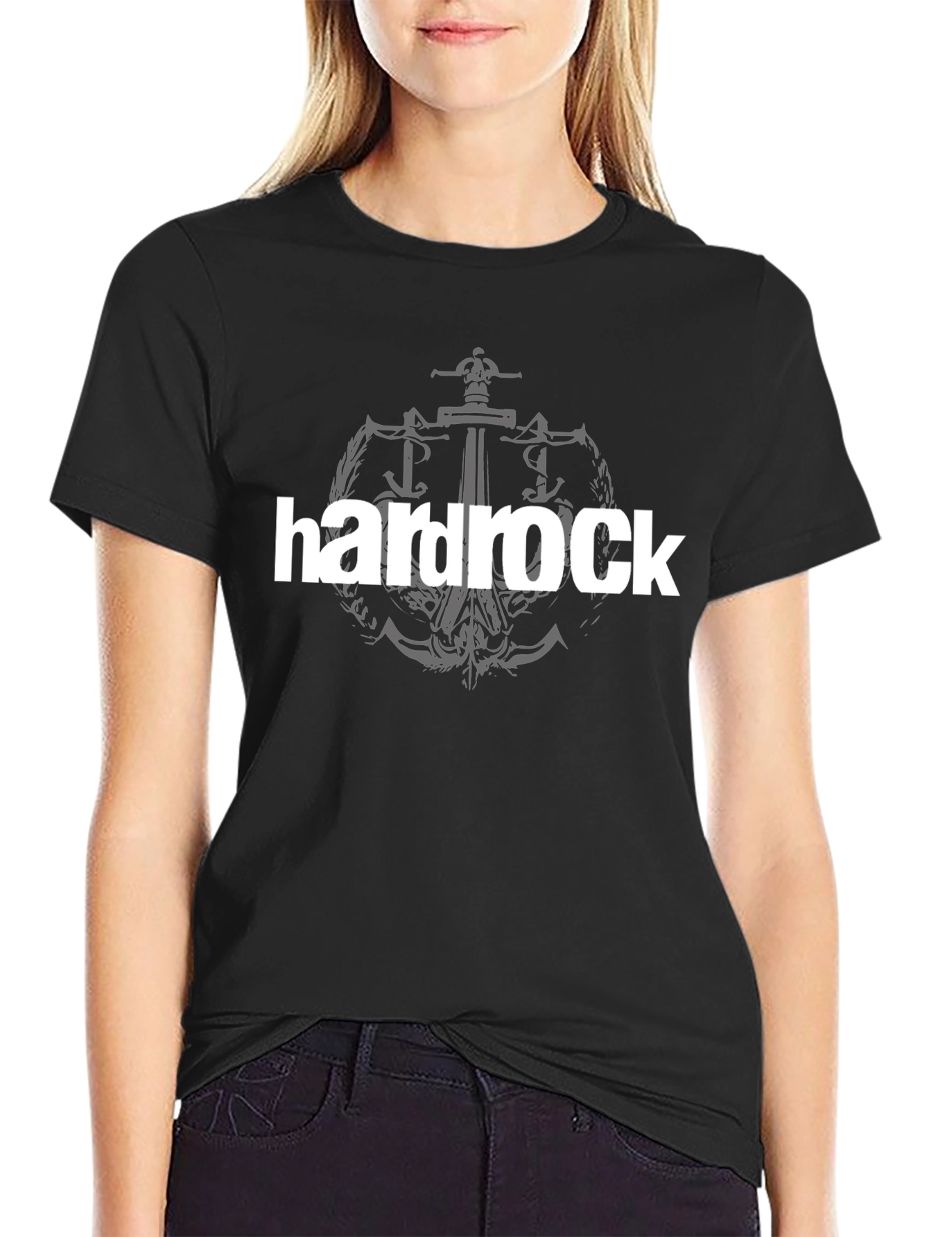 Hardrock Graphic Tee - Black Cotton Blend
