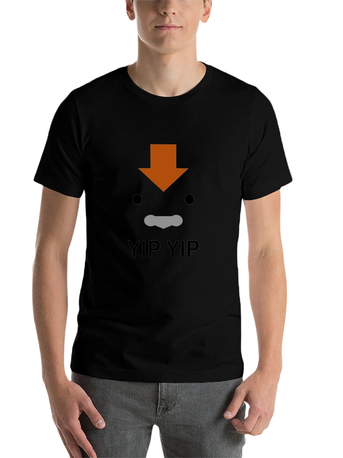 Aang Yip Yip T-Shirt - Avatar Inspired Black Tee