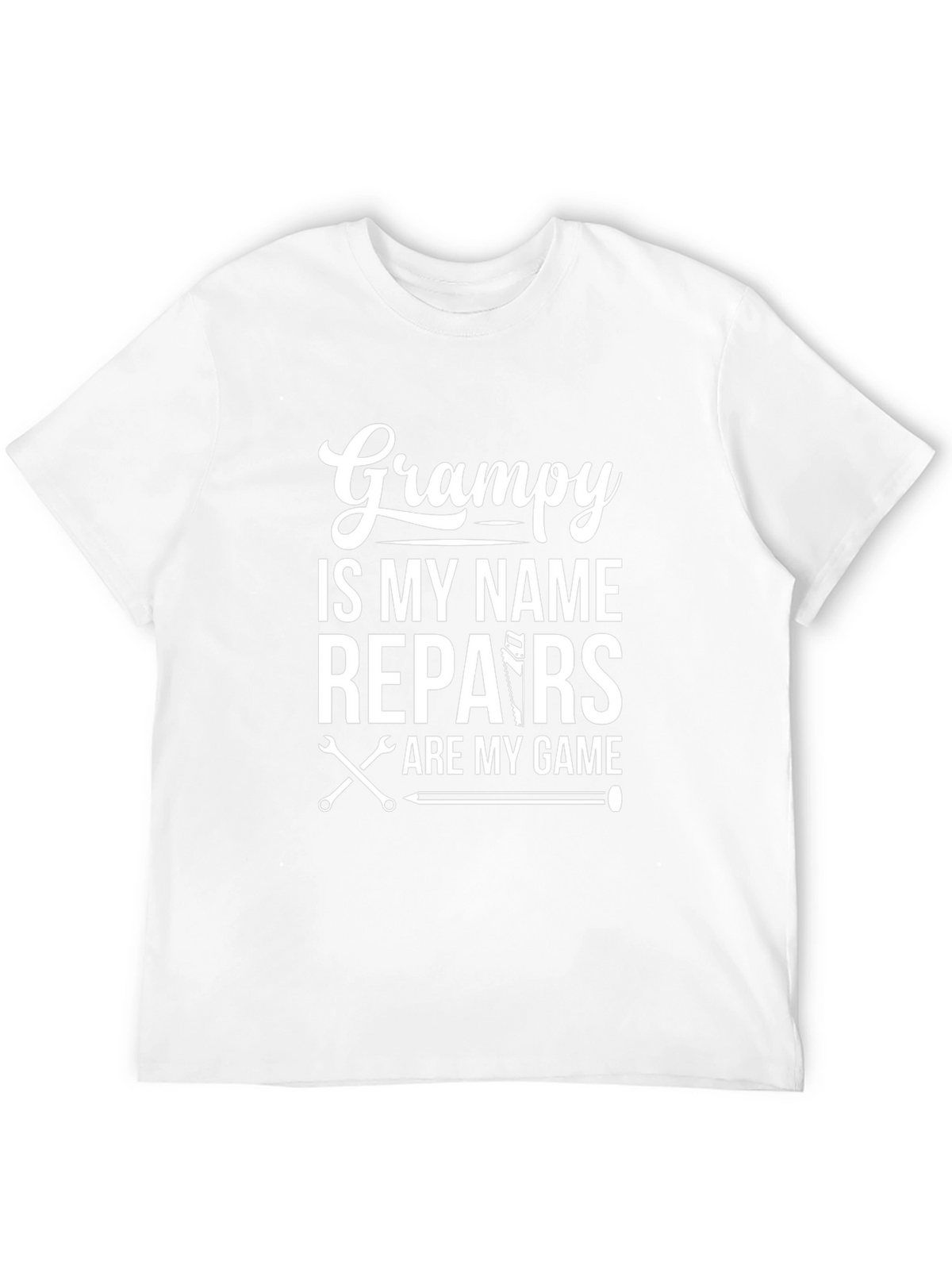 Grampy Repairs T-Shirt - Handyman Gift