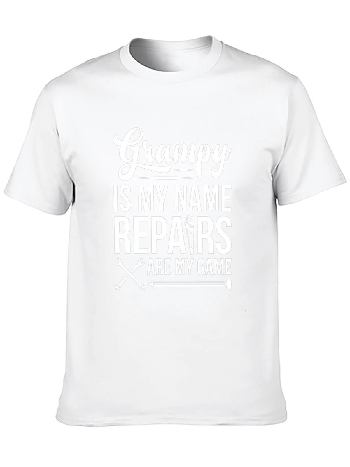 Grampy Repairs T-Shirt - Handyman Gift