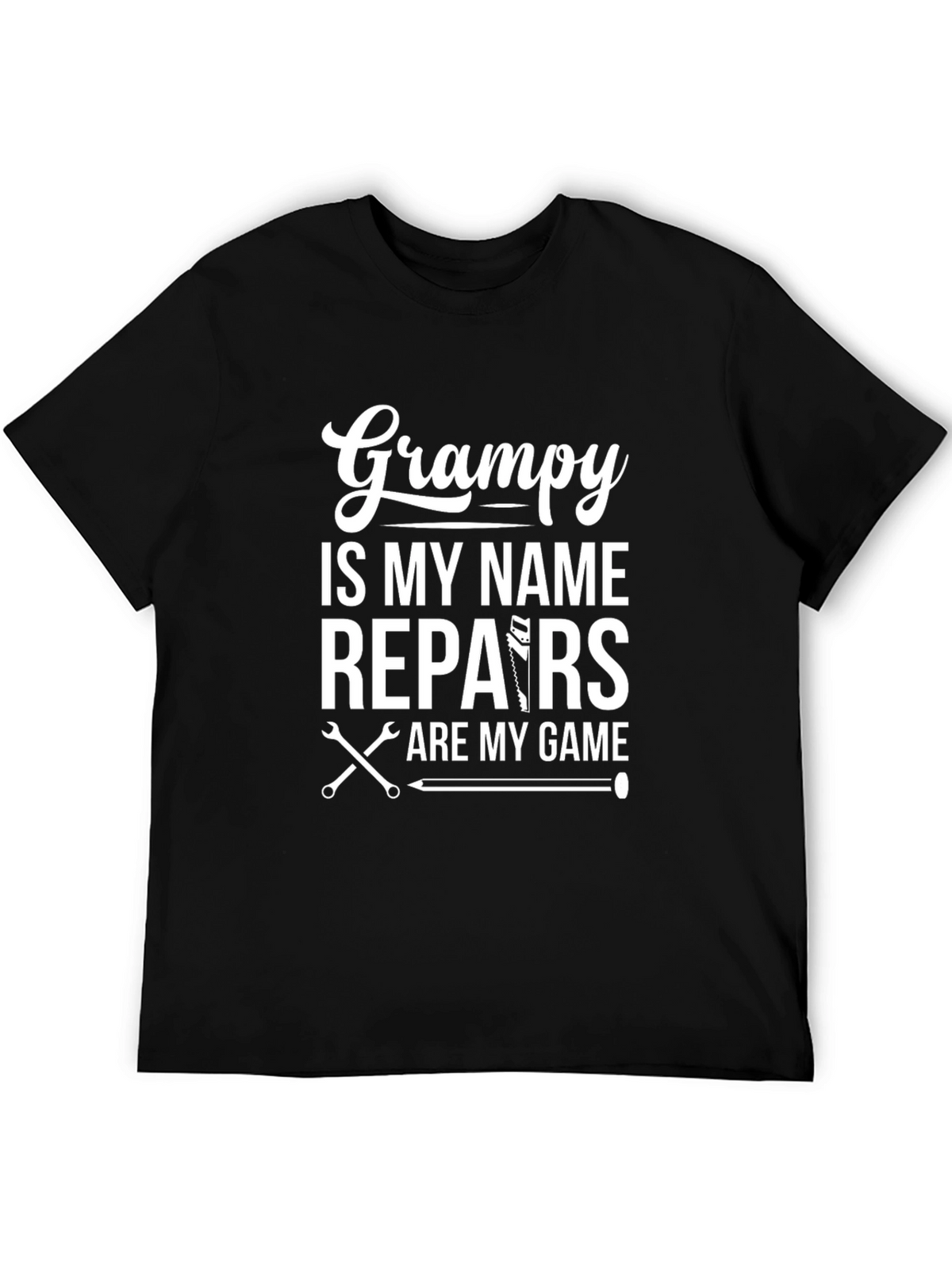 Grampy Repairs T-Shirt - Handyman Gift