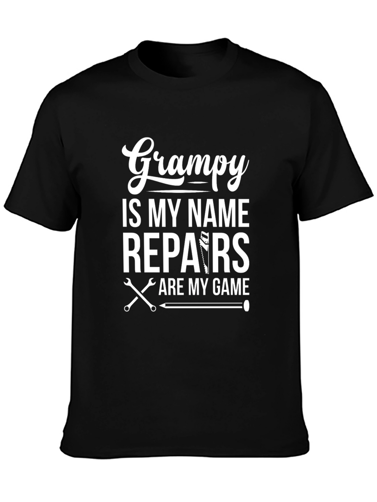 Grampy Repairs T-Shirt - Handyman Gift