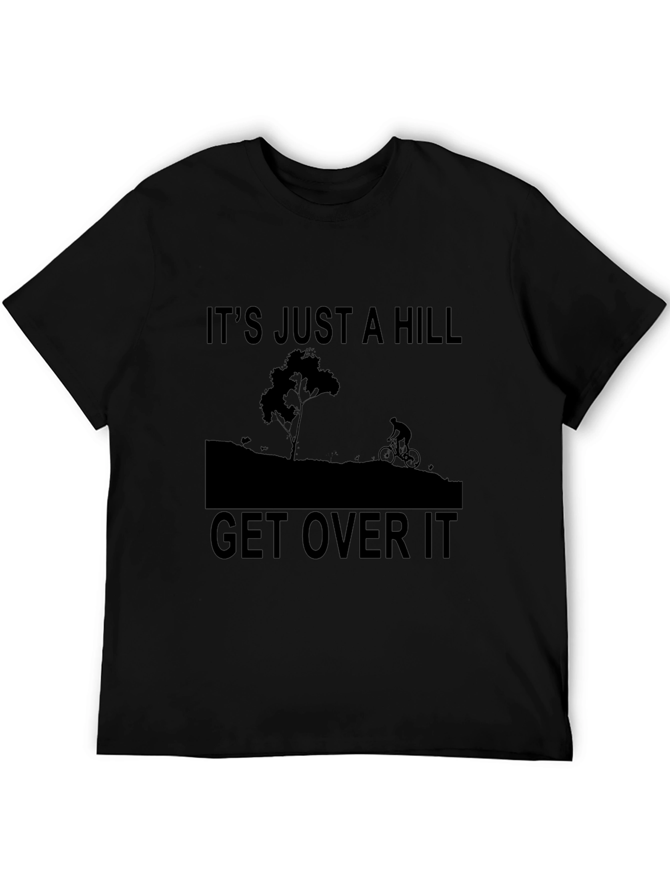 Its Just A Hill Graphic Tee - Black