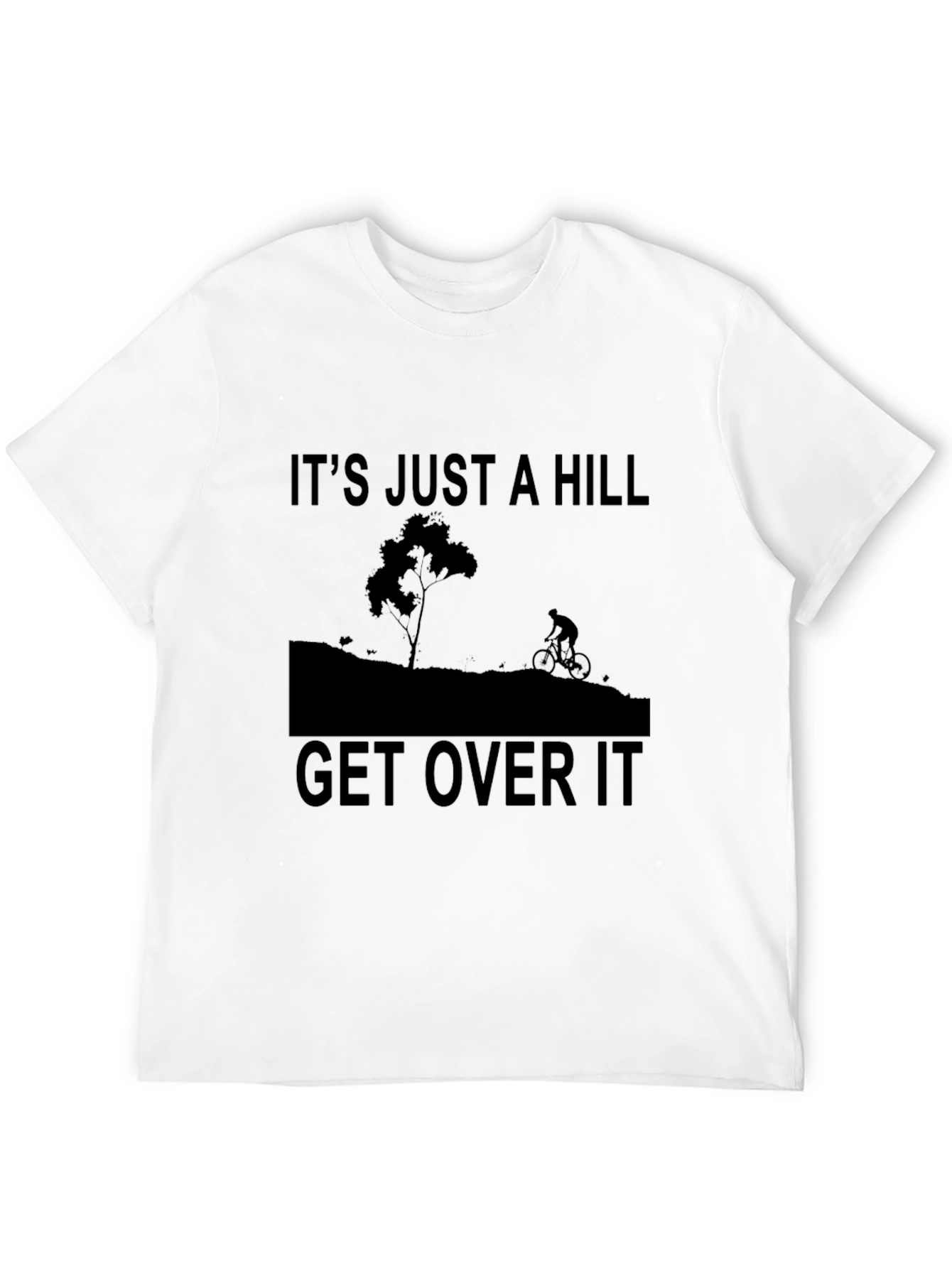 Its Just A Hill Graphic Tee - Black