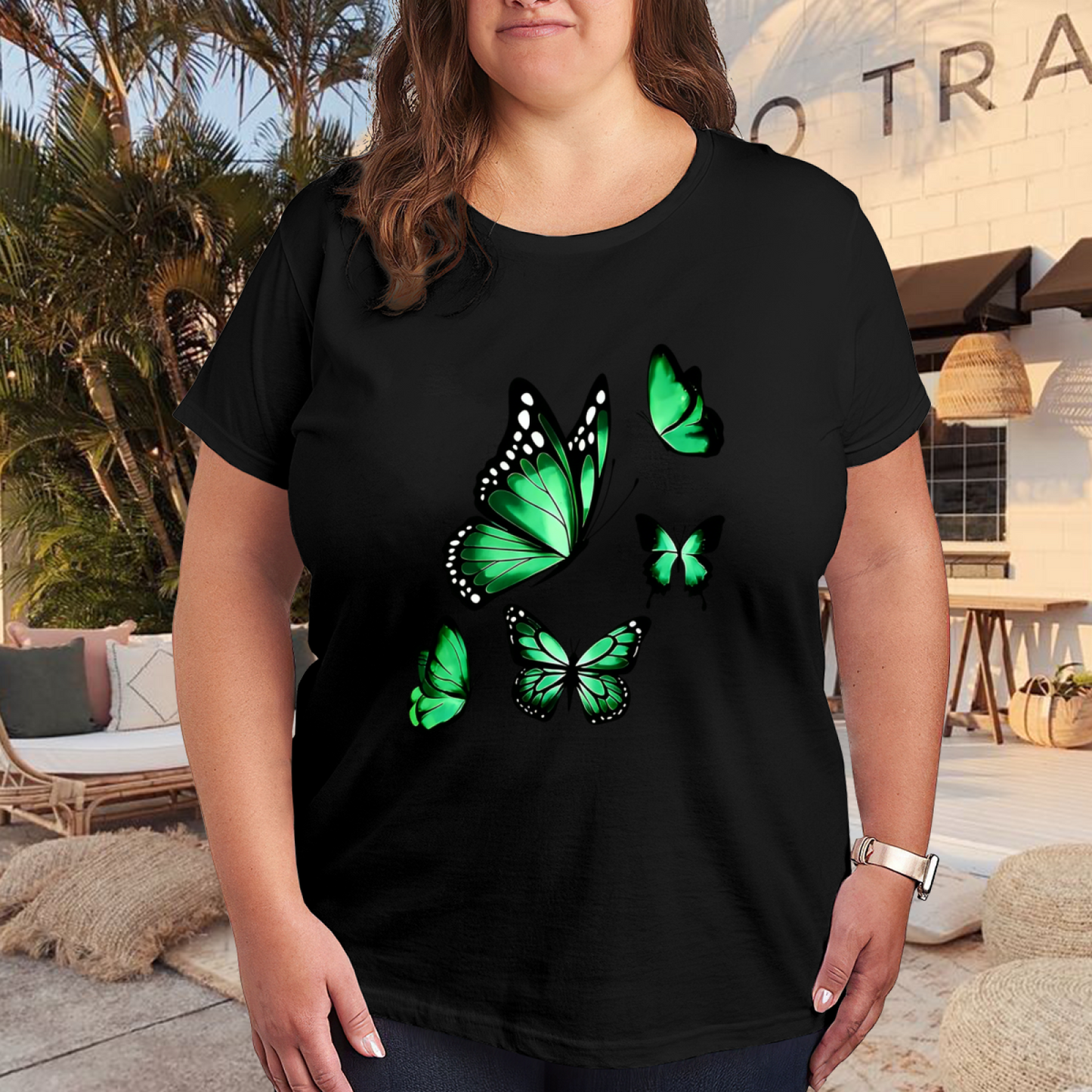 Minimalist Simple Line Daisy Boho Casual Graphic Shirt