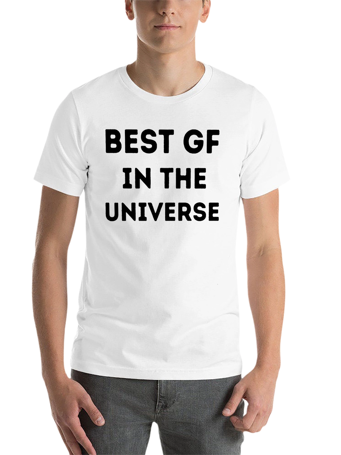 Best GF in the Universe Black T-Shirt