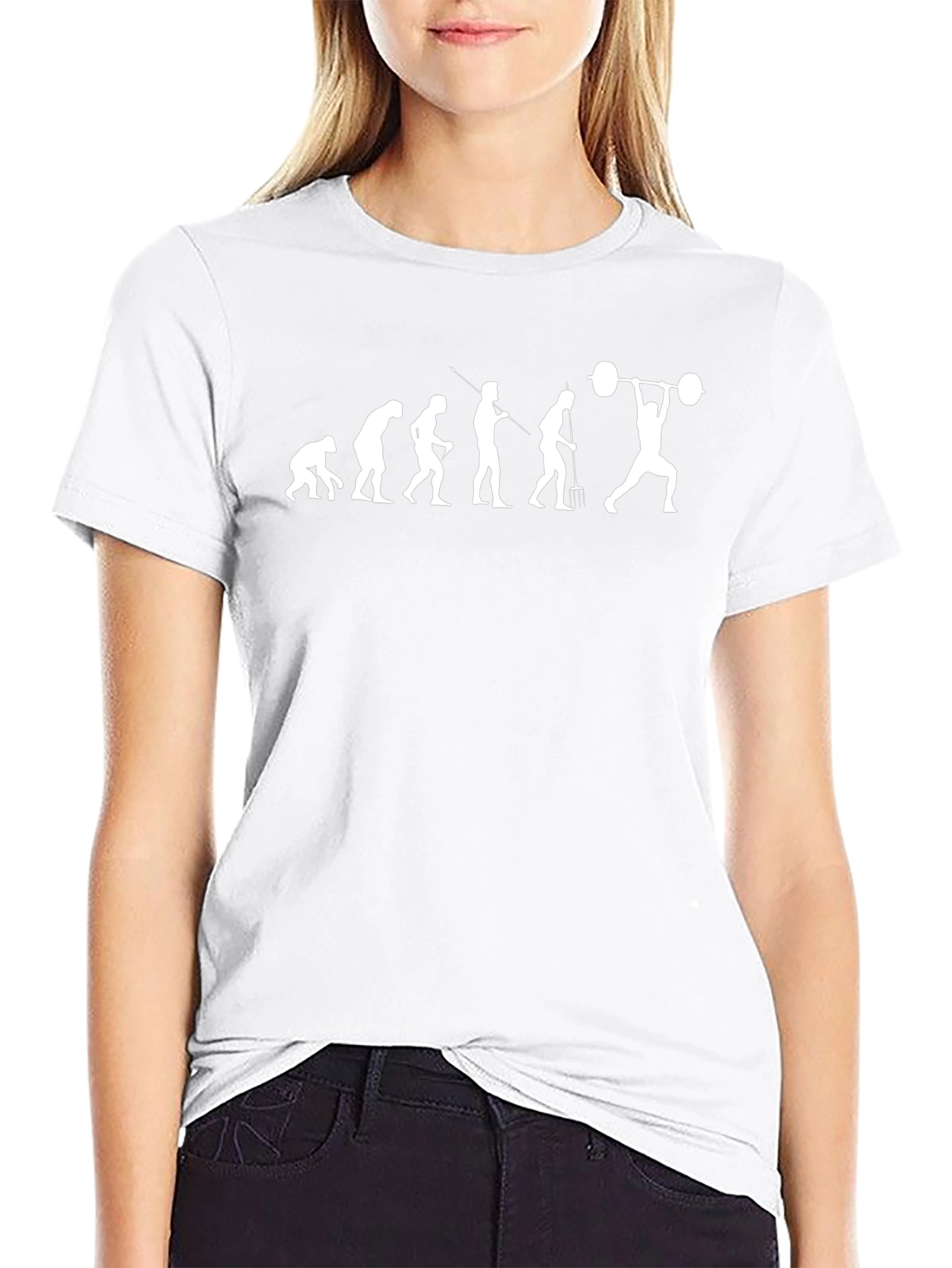 Evolution of Weightlifting T-Shirt - Black