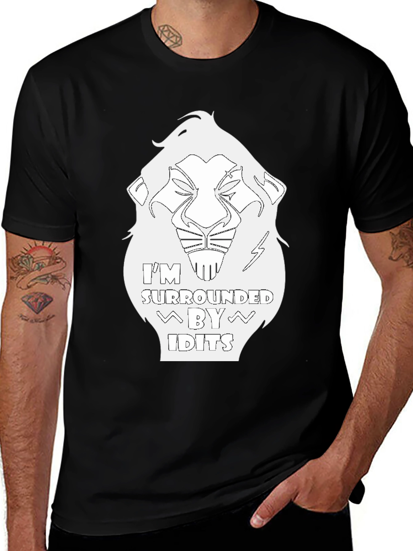 Scar Lion King T-Shirt - Surrounded by Idiots Tee