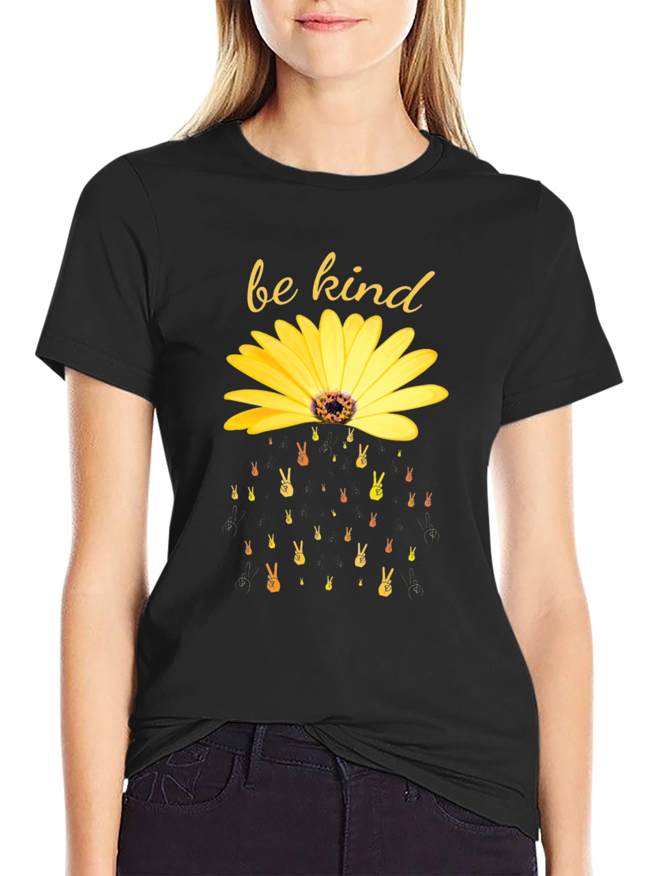 Be Kind Sunflower Graphic Tee