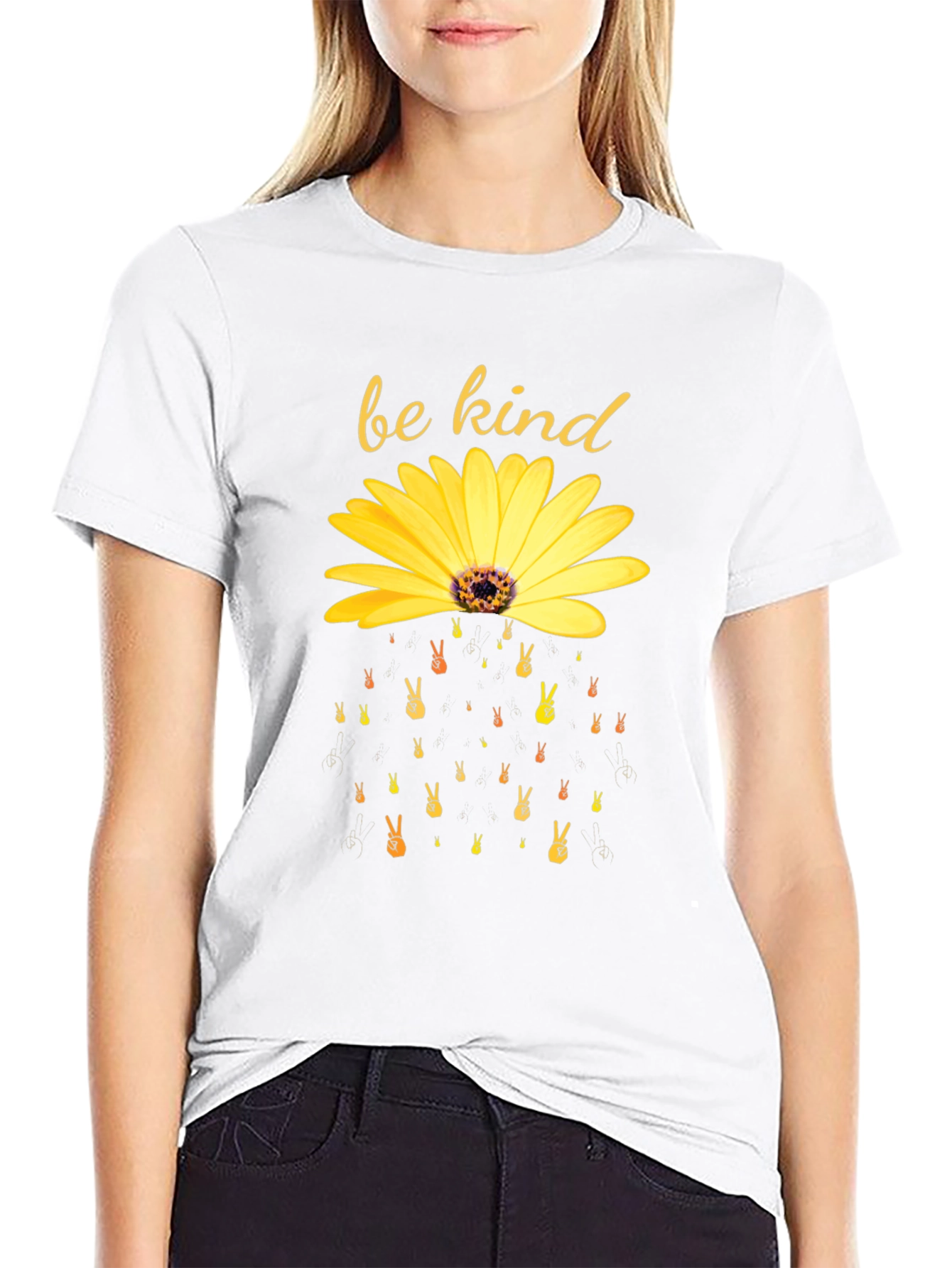 Be Kind Sunflower Graphic Tee