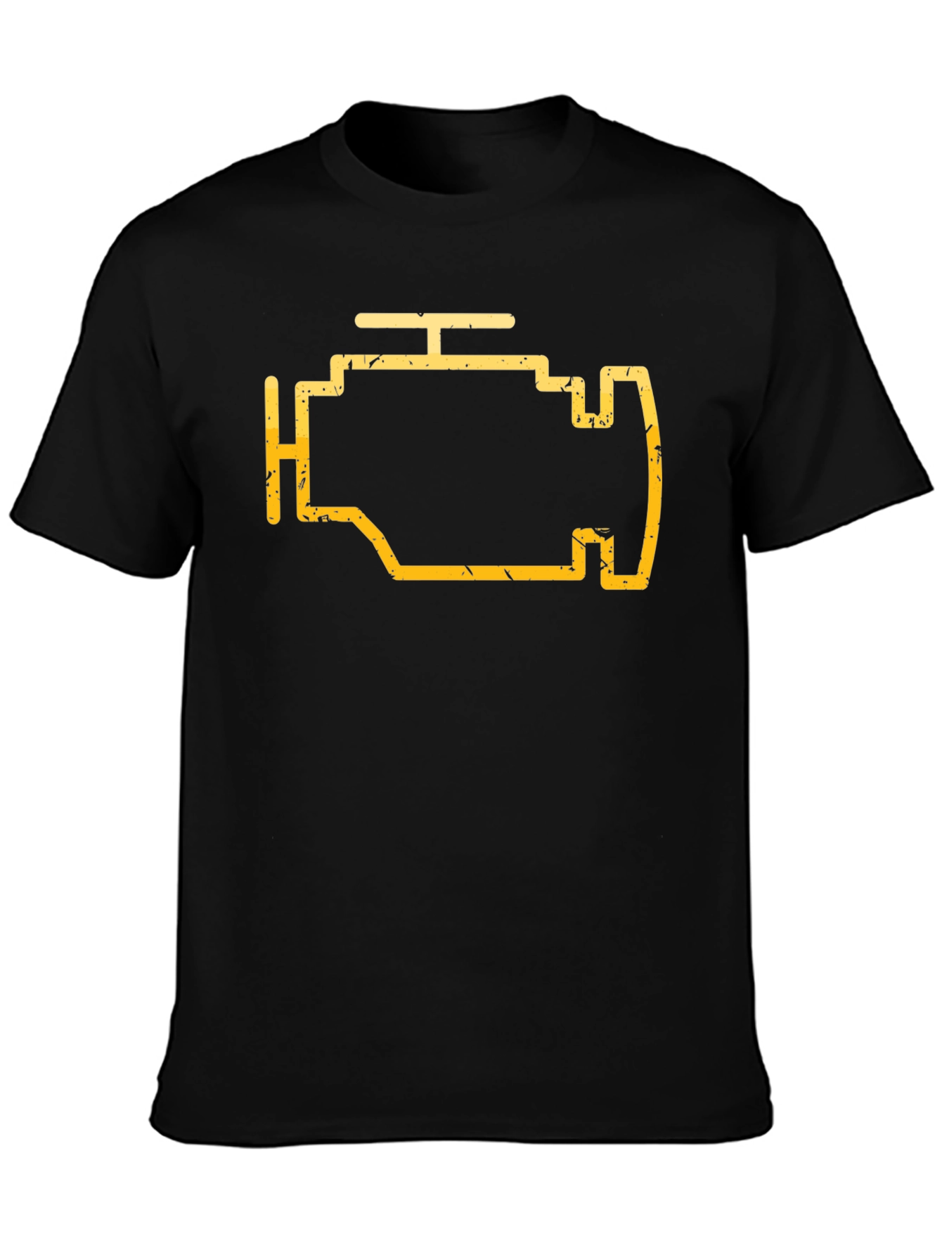 Check Engine Light Graphic Tee - Mechanic Shirt
