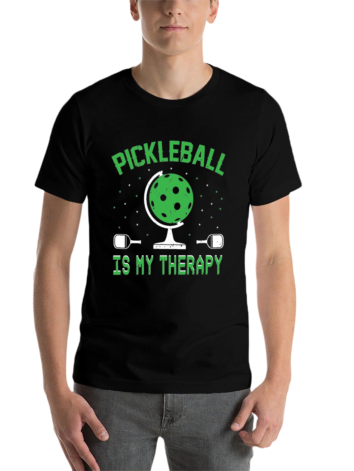 Pickleball Therapy Graphic T-Shirt