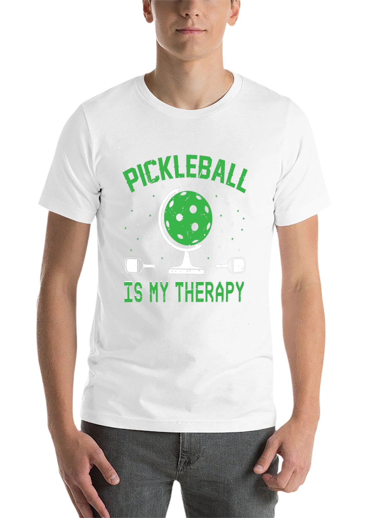 Pickleball Therapy Graphic T-Shirt