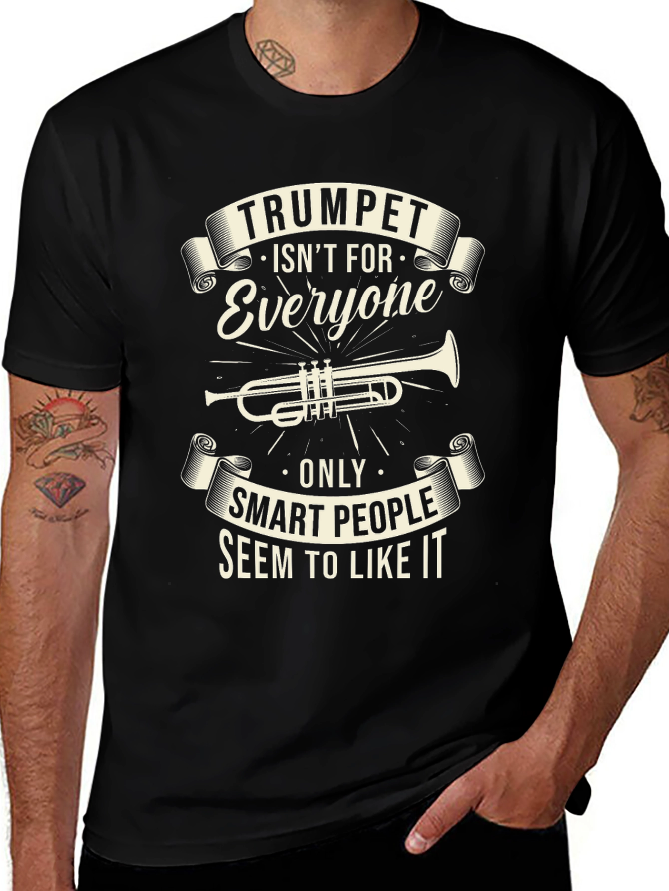 Trumpet Isnt For Everyone Black T-Shirt