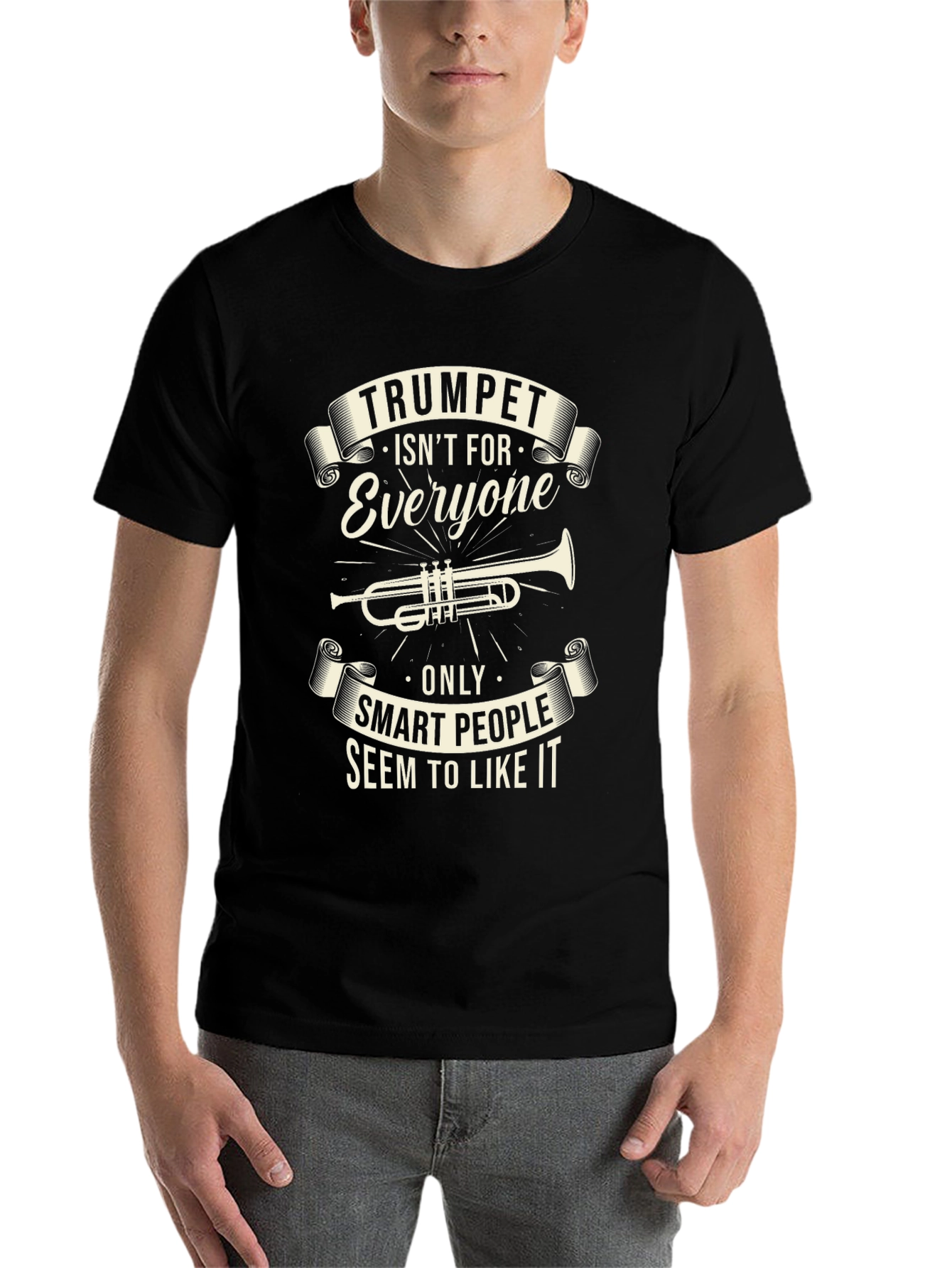 Trumpet Isnt For Everyone Black T-Shirt