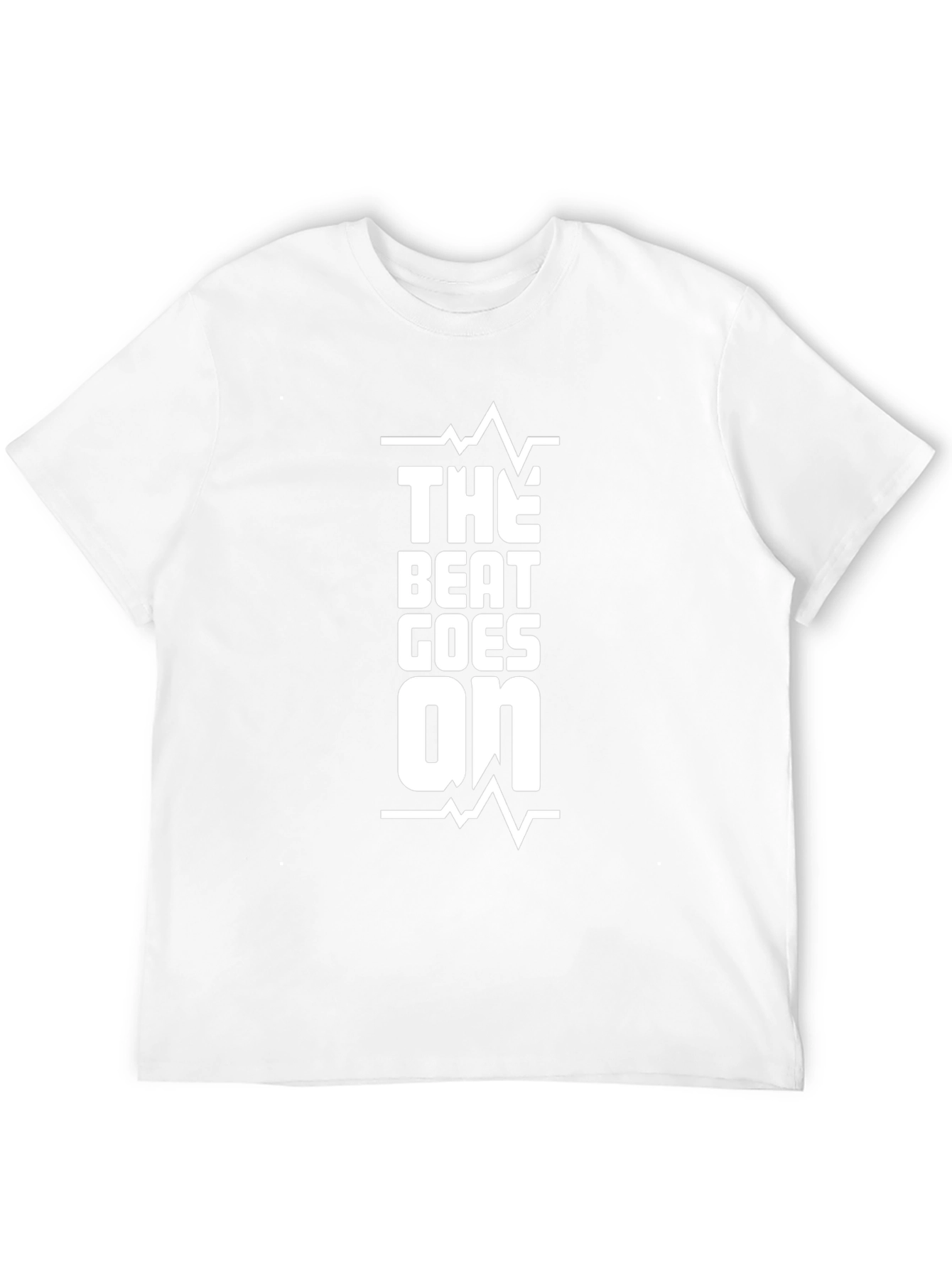 The Beat Goes On Black Graphic Tee