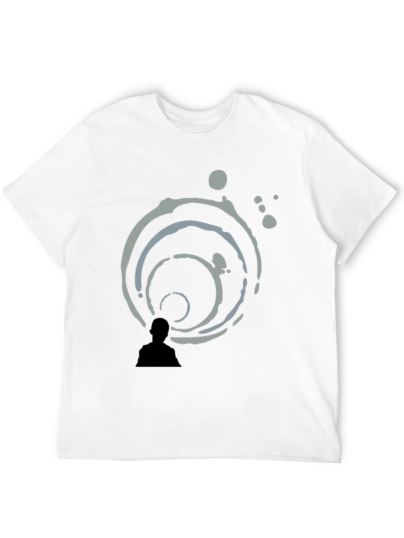 Abstract Art Black T-Shirt