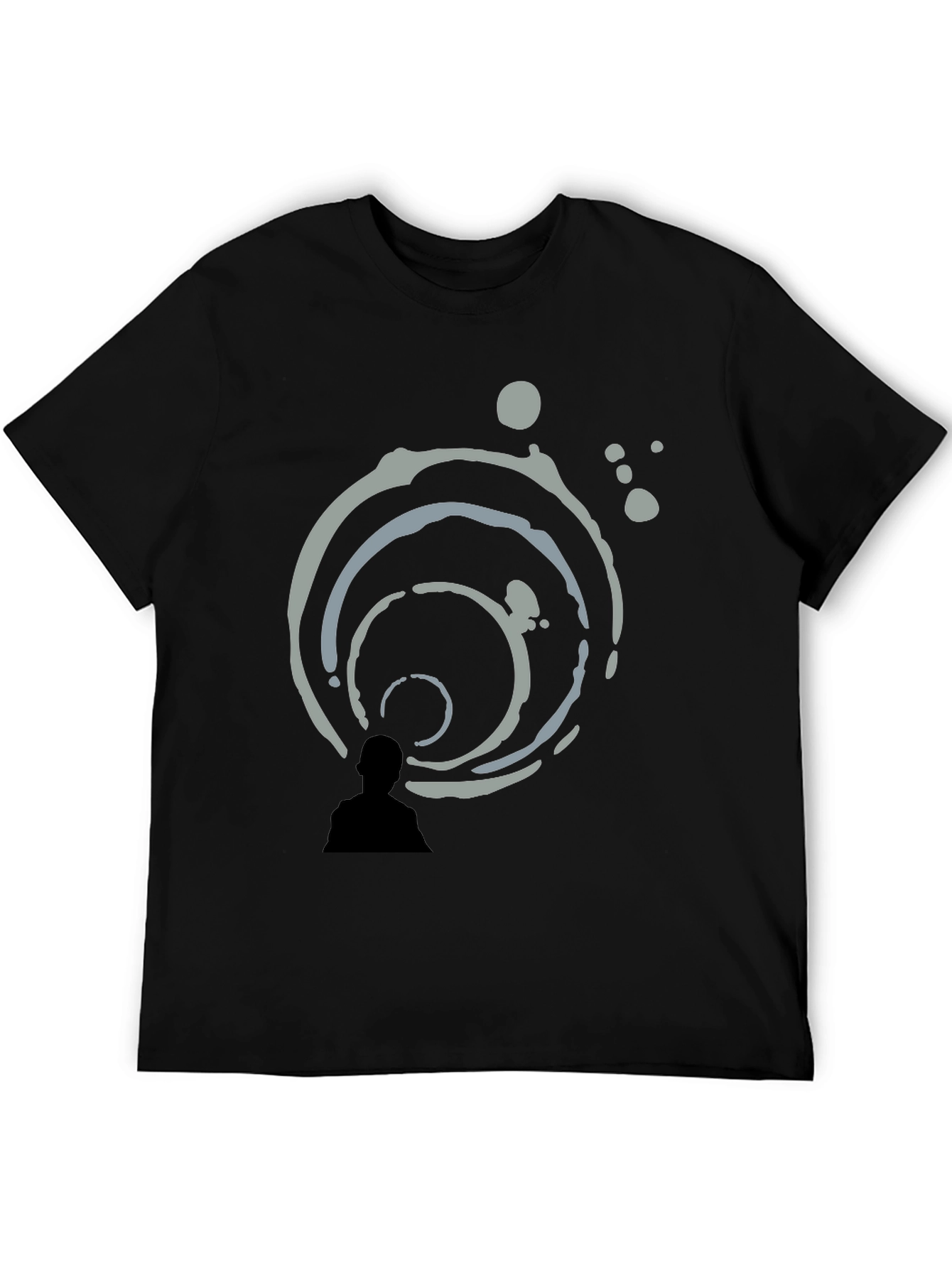 Abstract Art Black T-Shirt